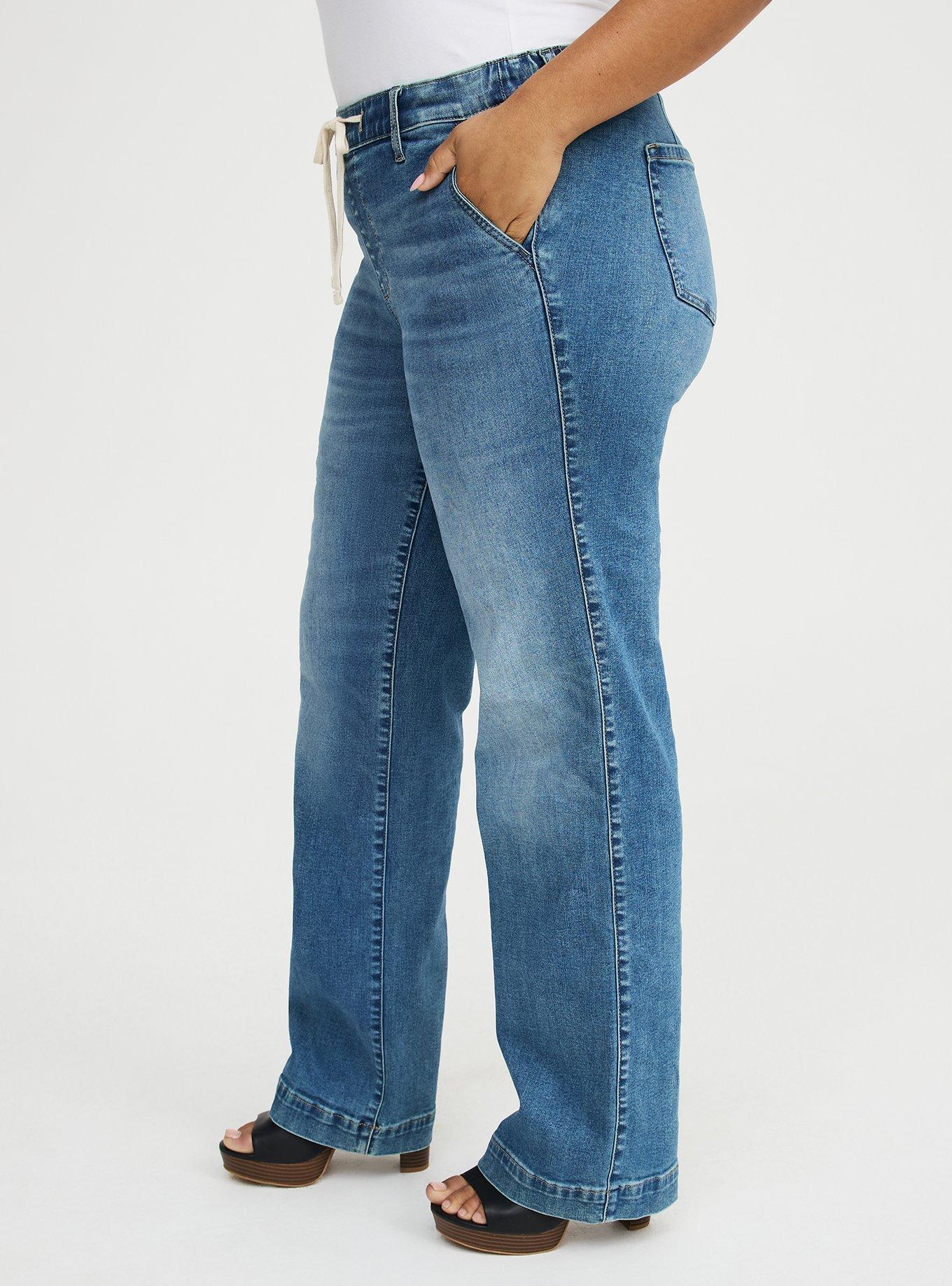 Weekend Wide Leg Mid-Rise Jean, AQUARIUS, alternate