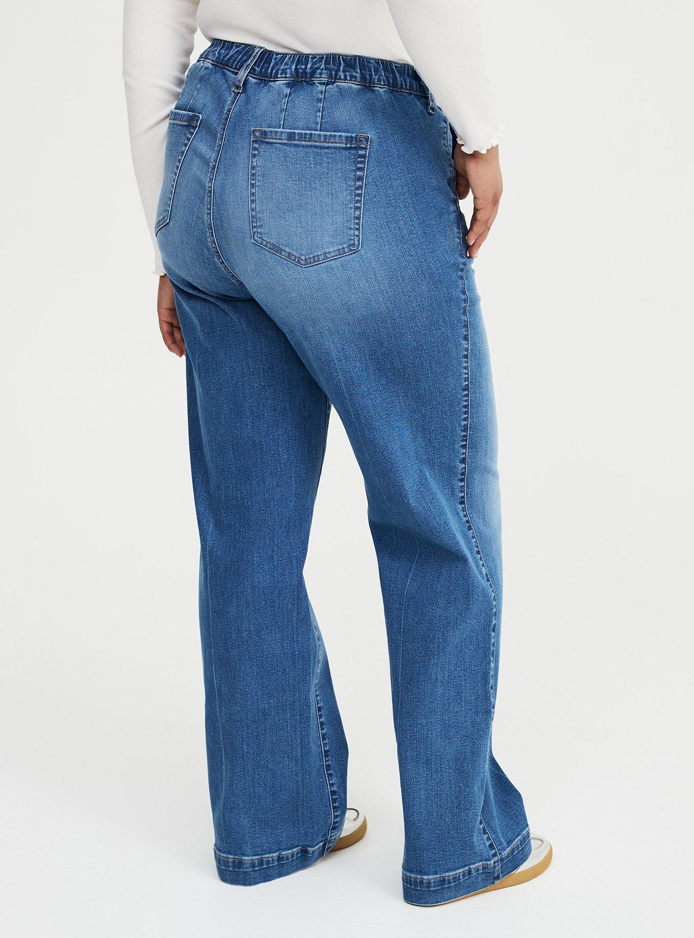 Weekend Wide Leg Mid-Rise Jean