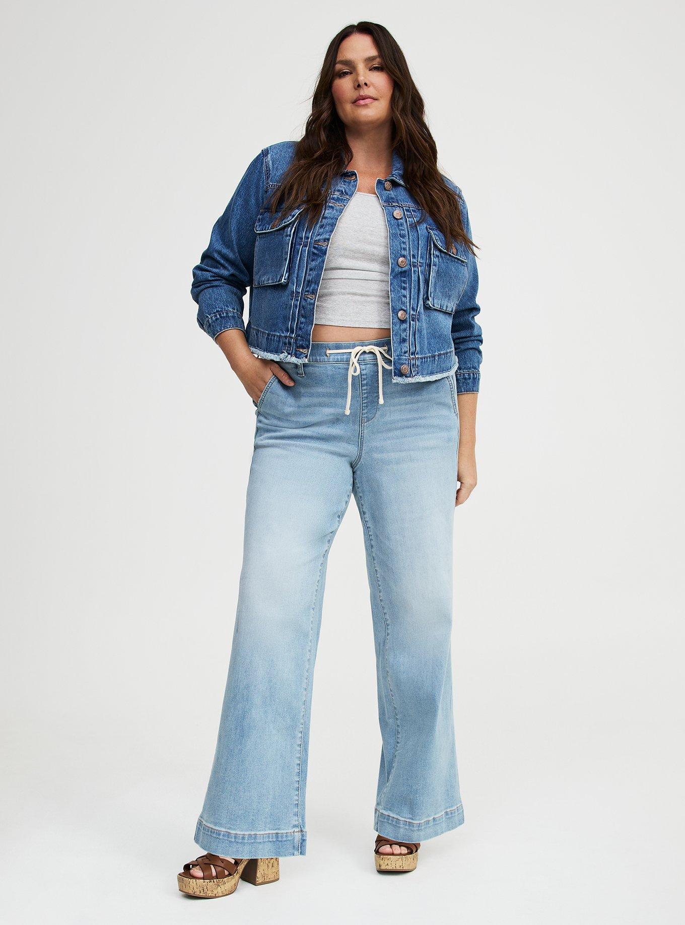 Weekend Wide Leg Mid-Rise Jean, CHAKRA, alternate