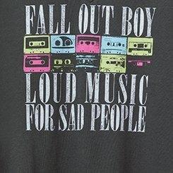 Fall Out Boy Classic Fit Tee , VINTAGE BLACK, swatch