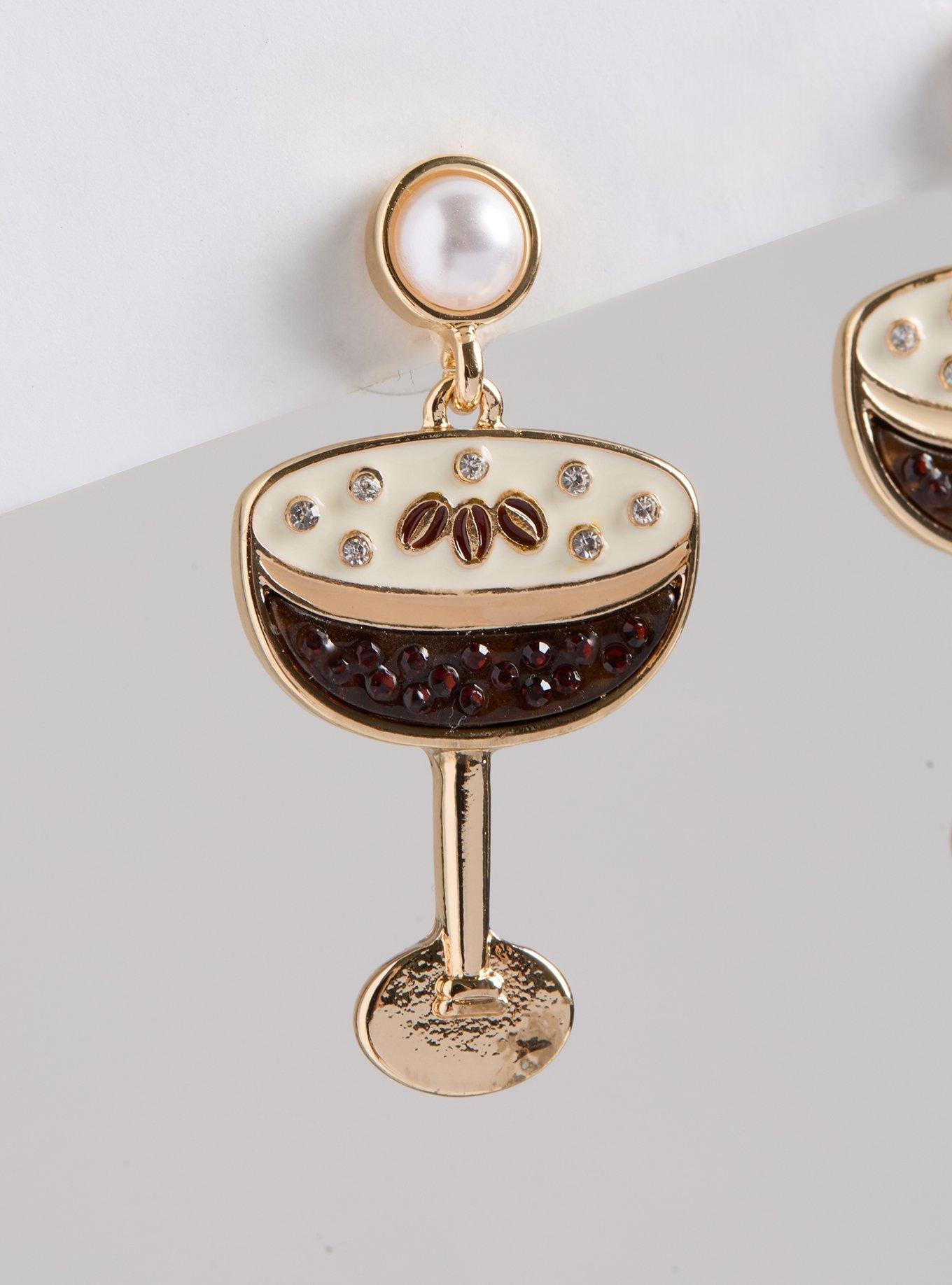 Espresso Martini Statement Earring