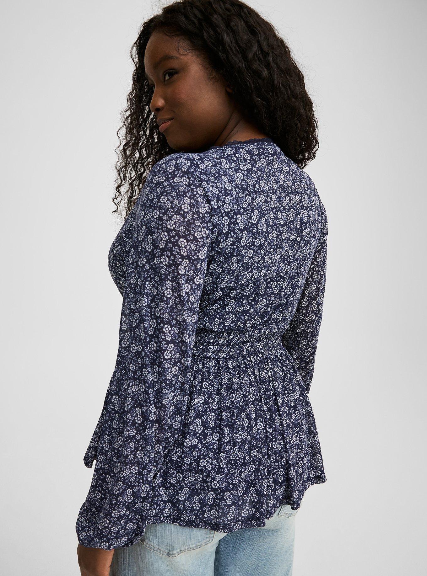 Surplice Babydoll Top 