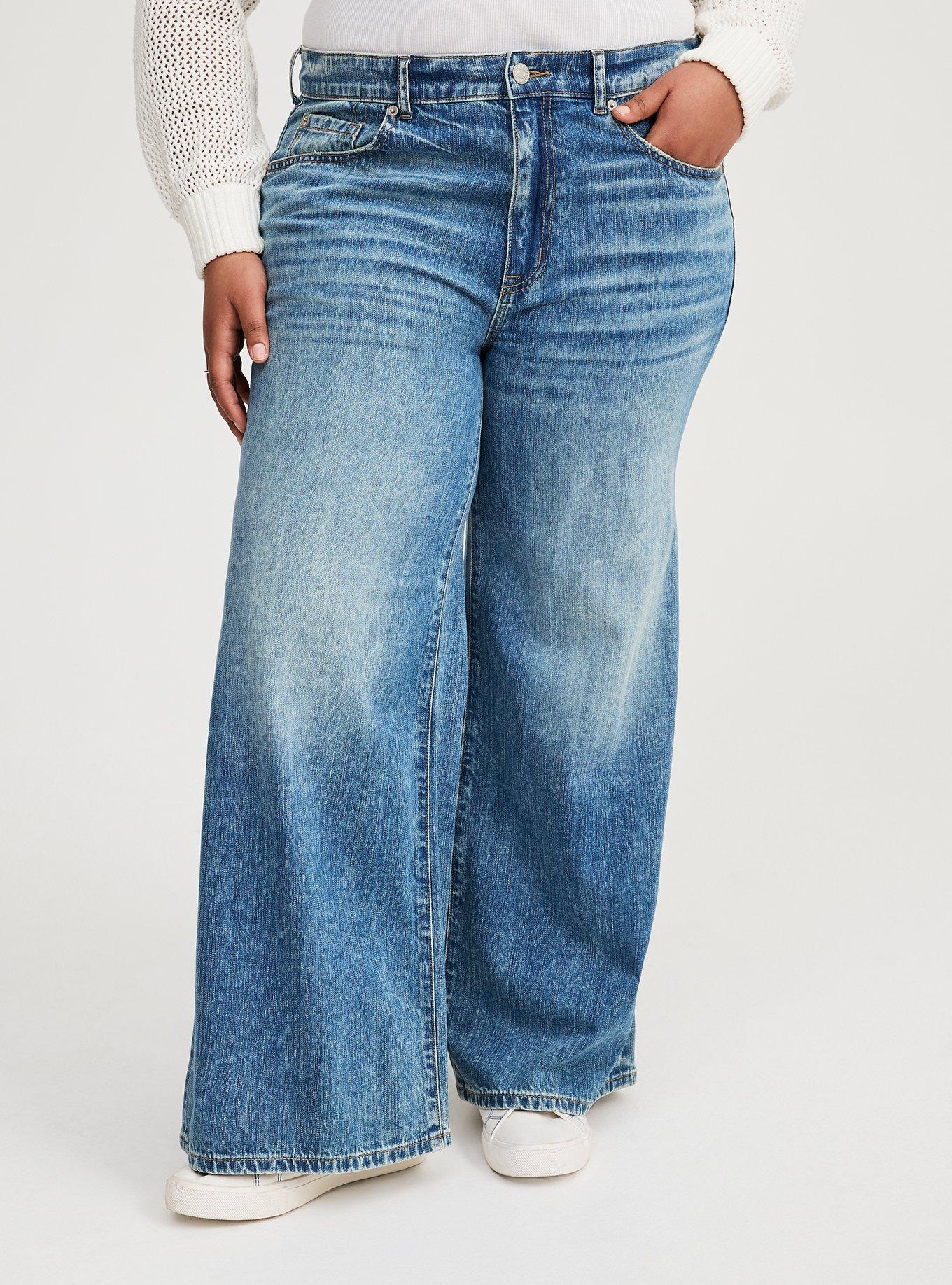 curve wide jeans | OHOTORO