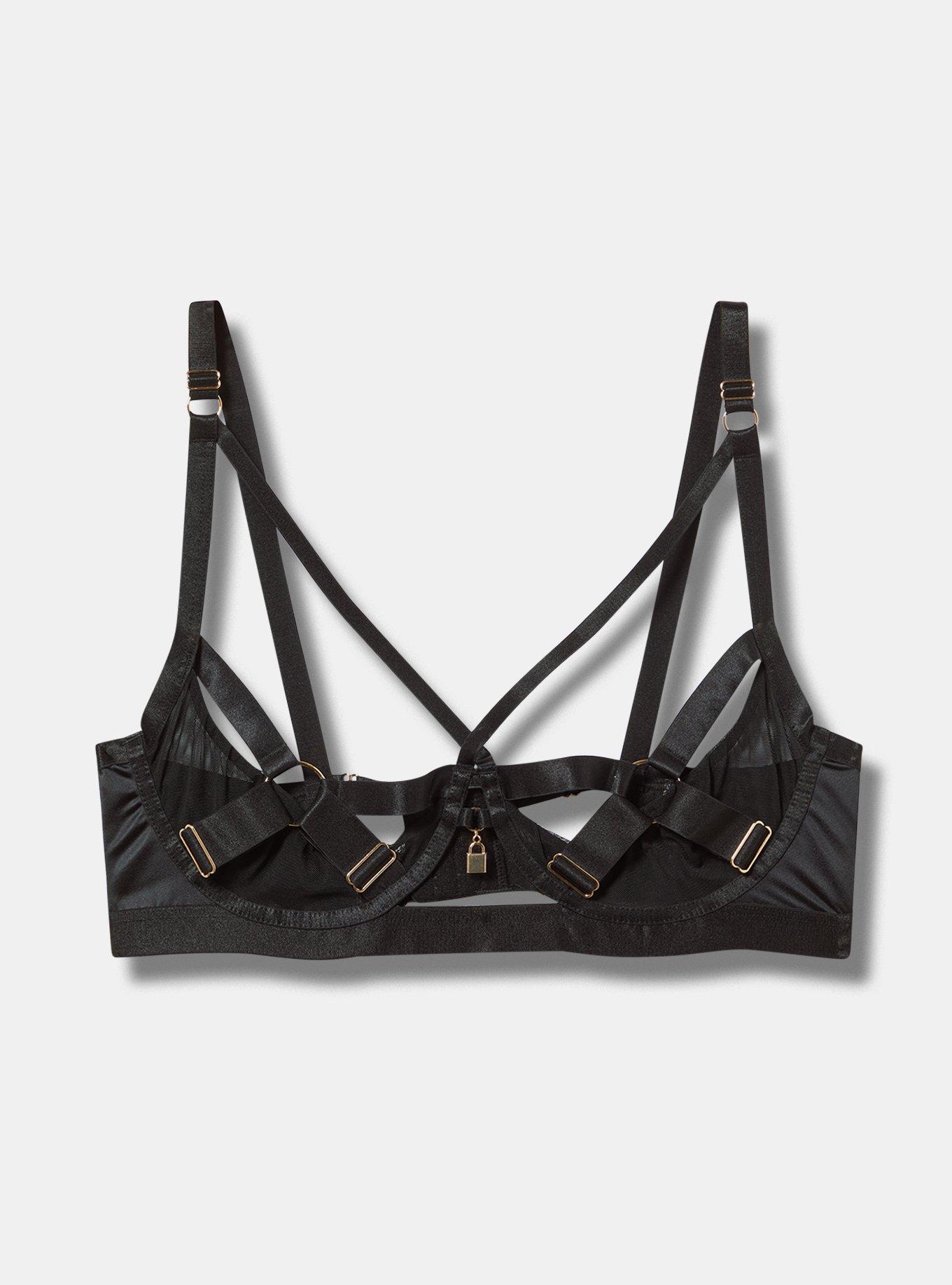 Open Cup O-Ring Underwire Bra