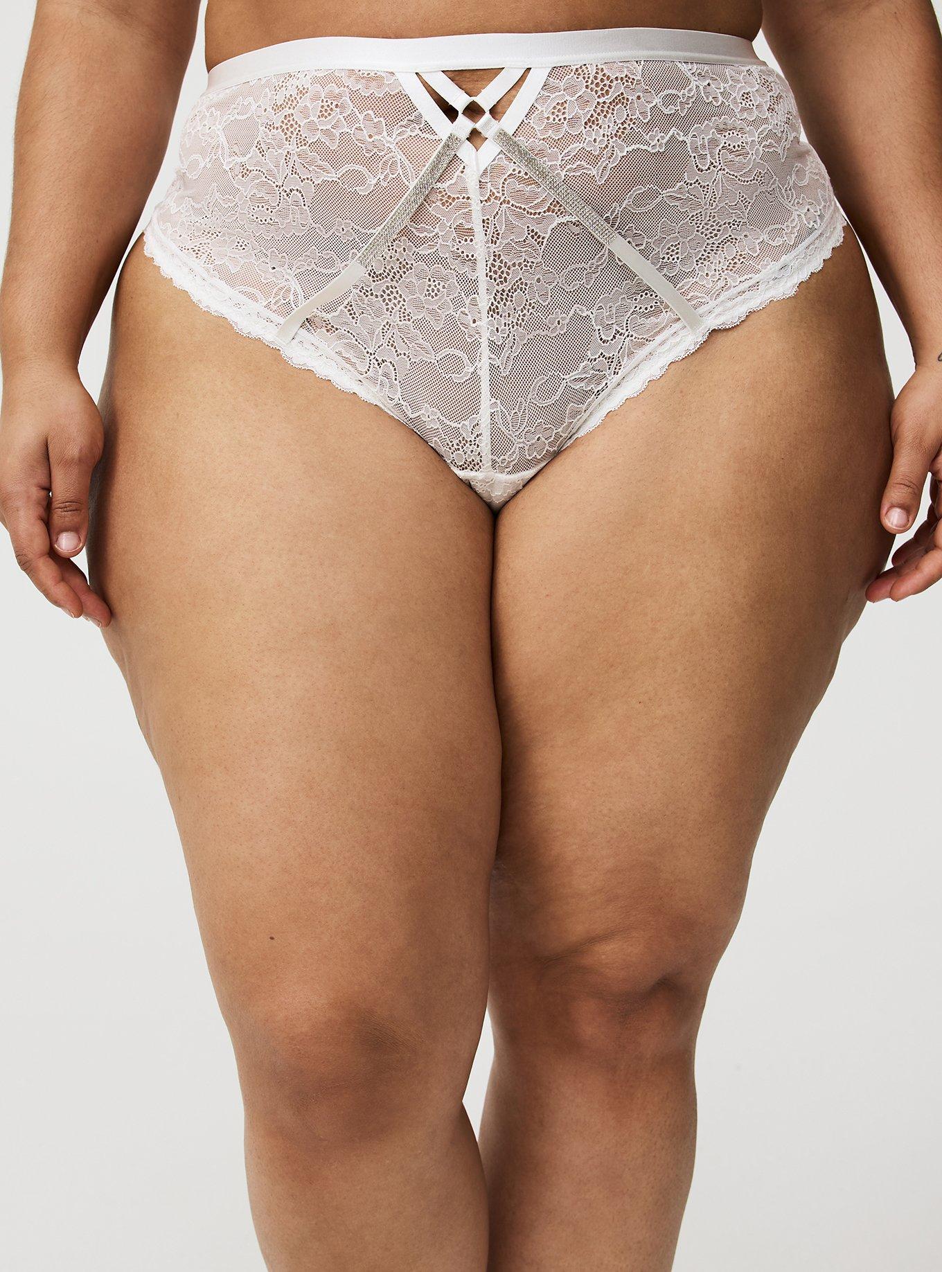 Diamante X Detail Mid-Rise G-String Panty