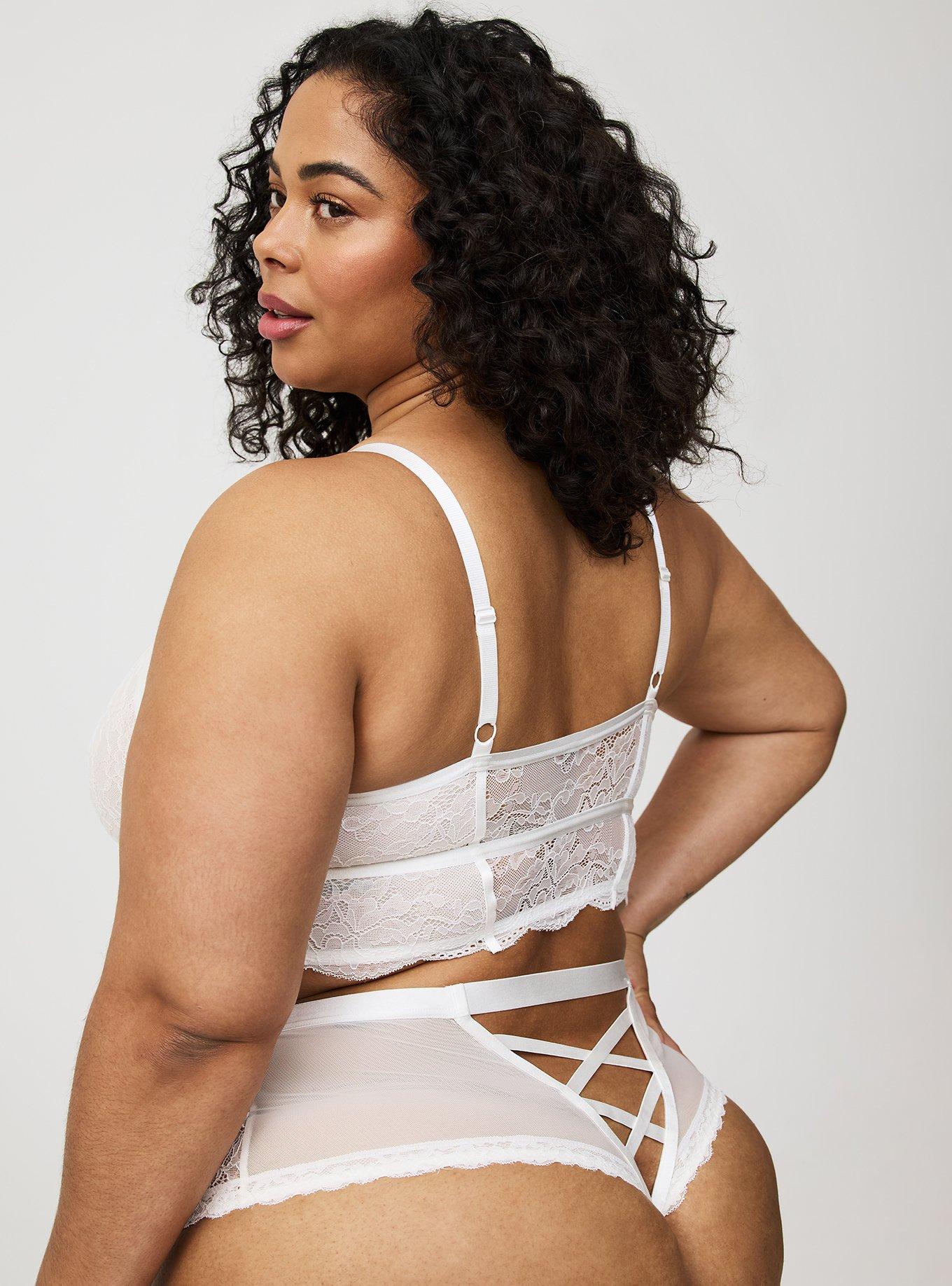 Diamante X Detail Mid-Rise G-String Panty