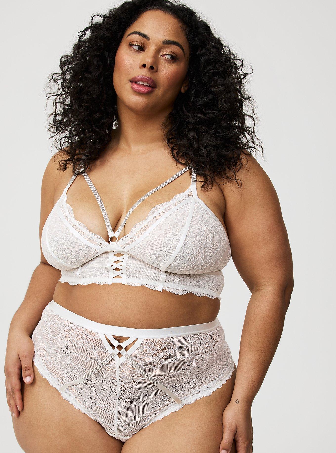 Diamante X Detail Mid-Rise G-String Panty
