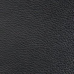 Mary Jane Bow Lug-Sole Flat (WW), BLACK, swatch