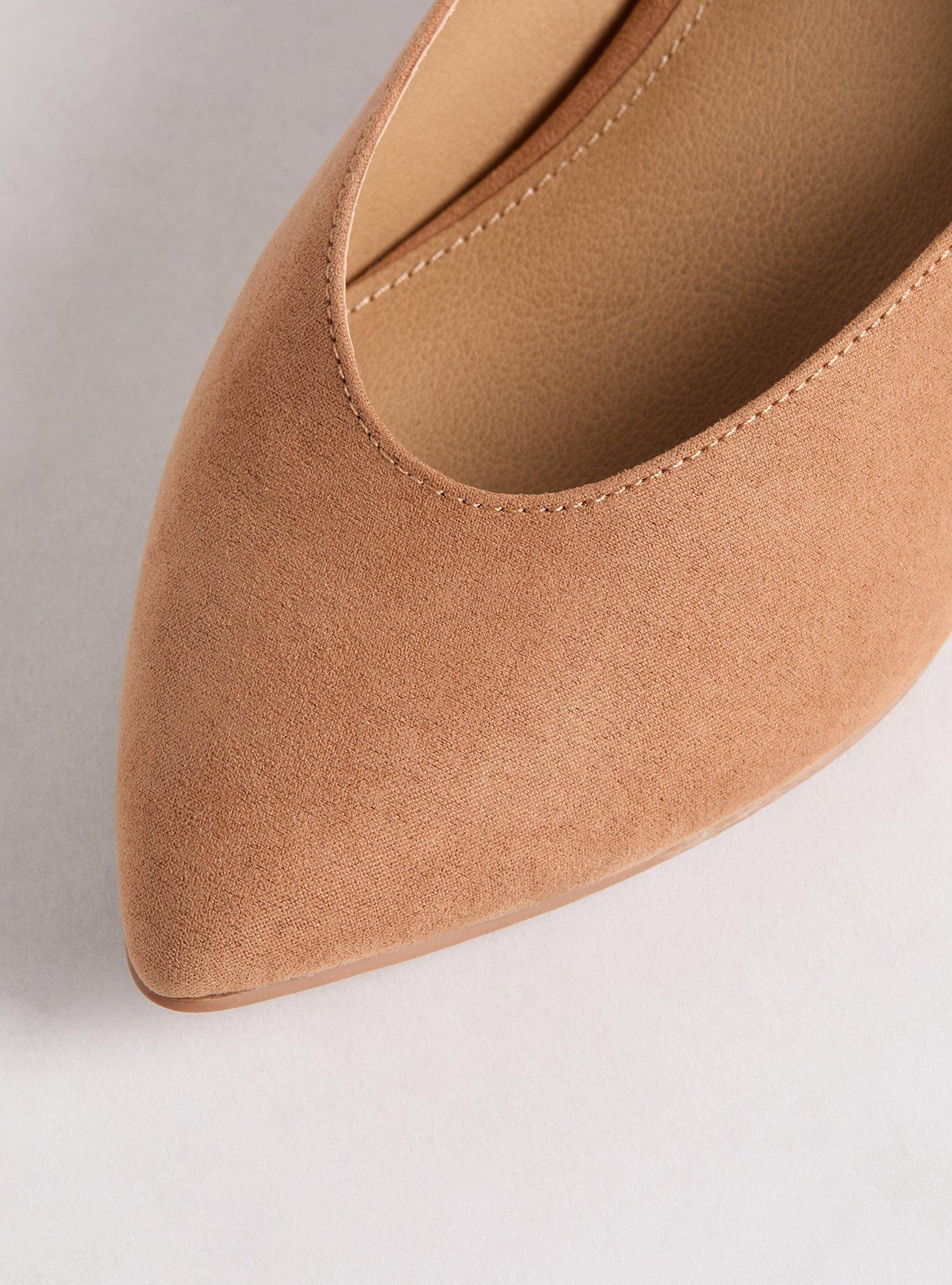 Pointed Toe Block Heel Pump (WW)