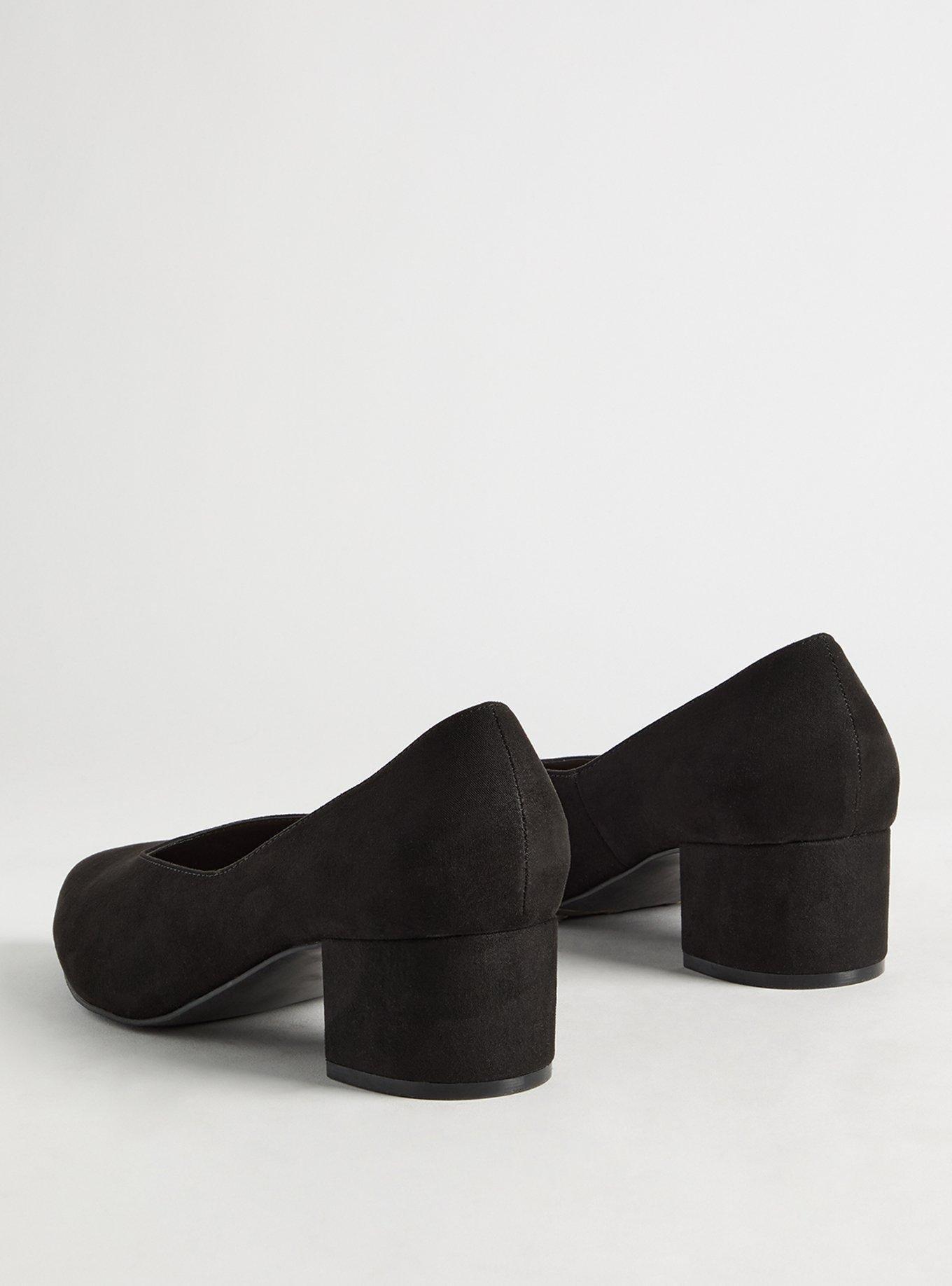 Pointed Toe Block Heel Pump (WW)
