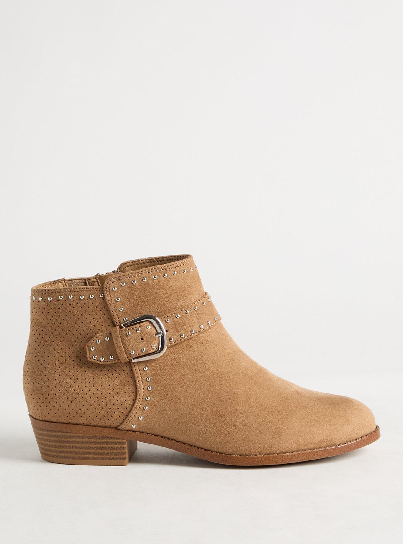 Buckle Ankle Studded Bootie (WW)
