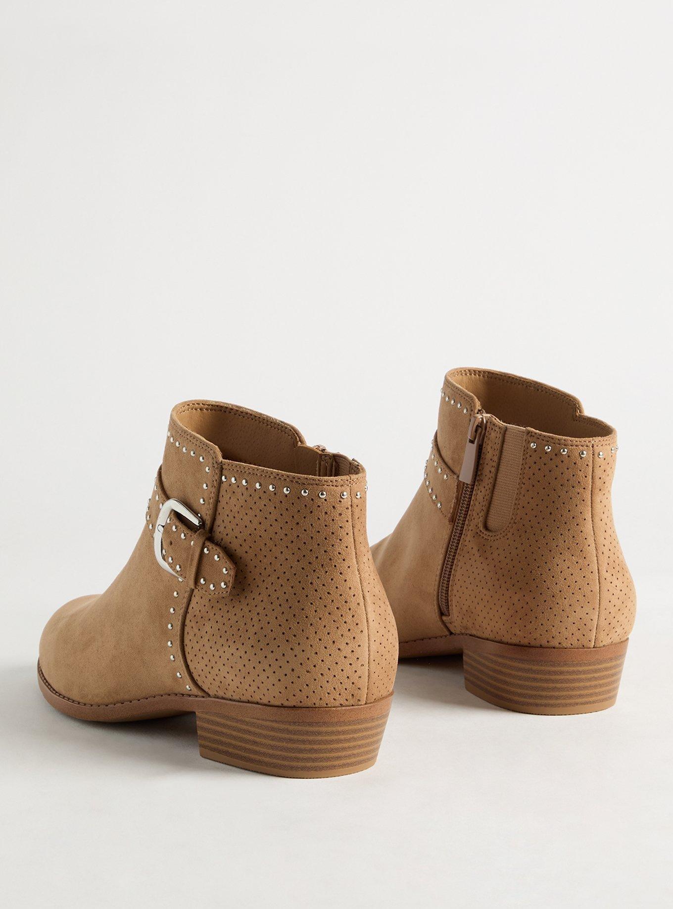 Buckle Ankle Studded Bootie (WW)