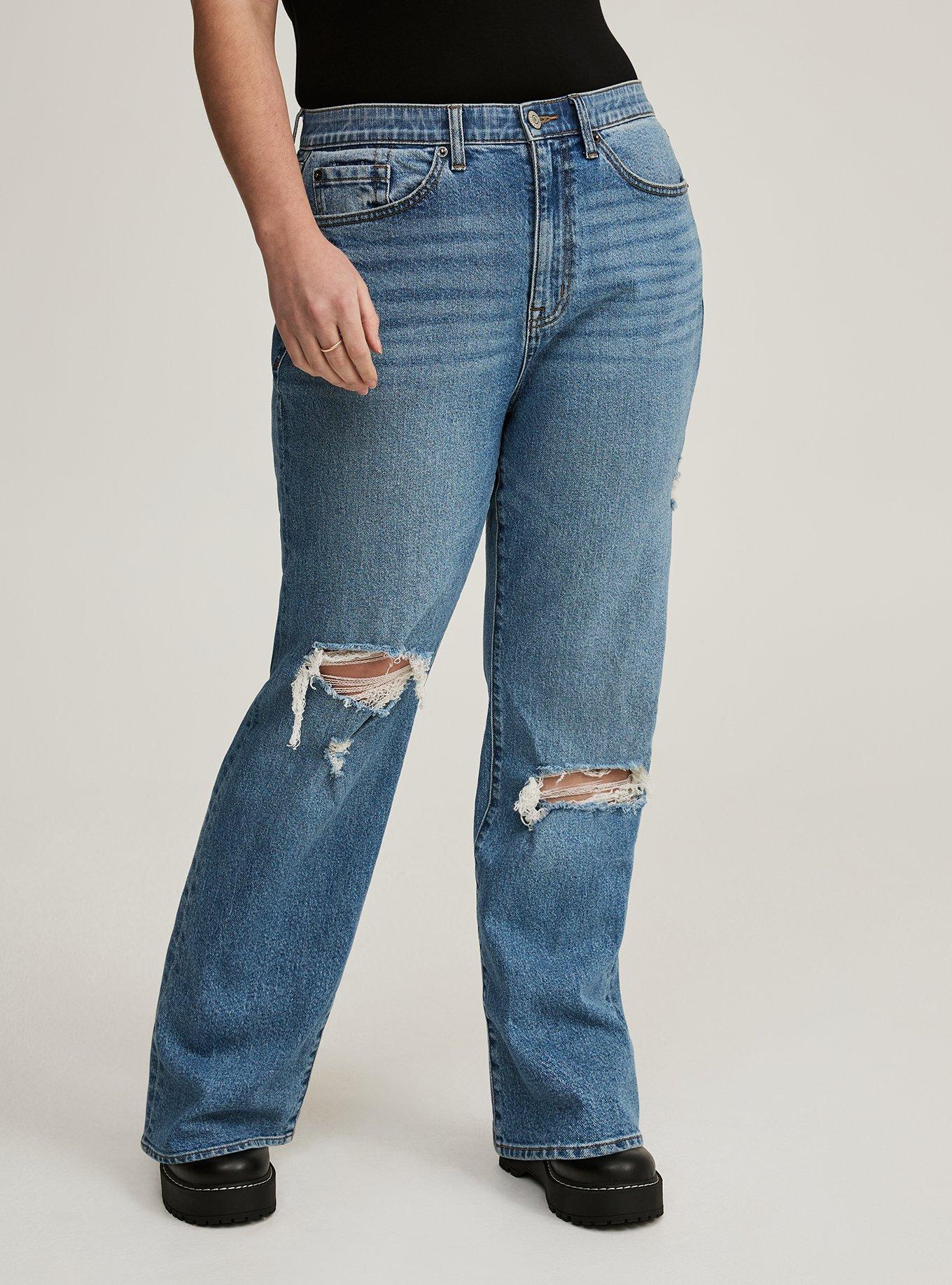 Baggy High-Rise Straight Jean