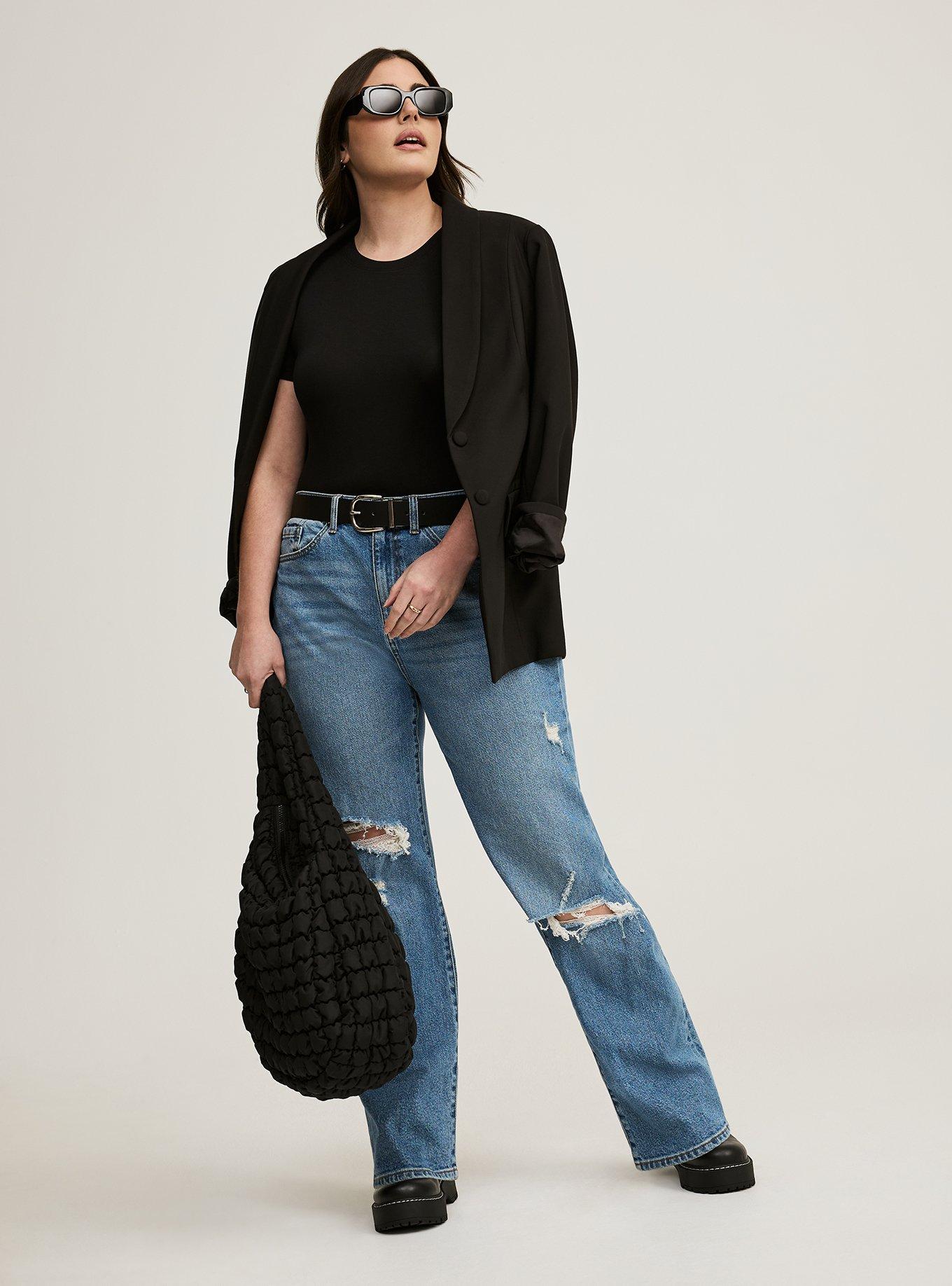 Plus Size - Baggy High-Rise Straight Jean - Torrid Plus Size - Baggy High-Rise Straight Jean - Torrid