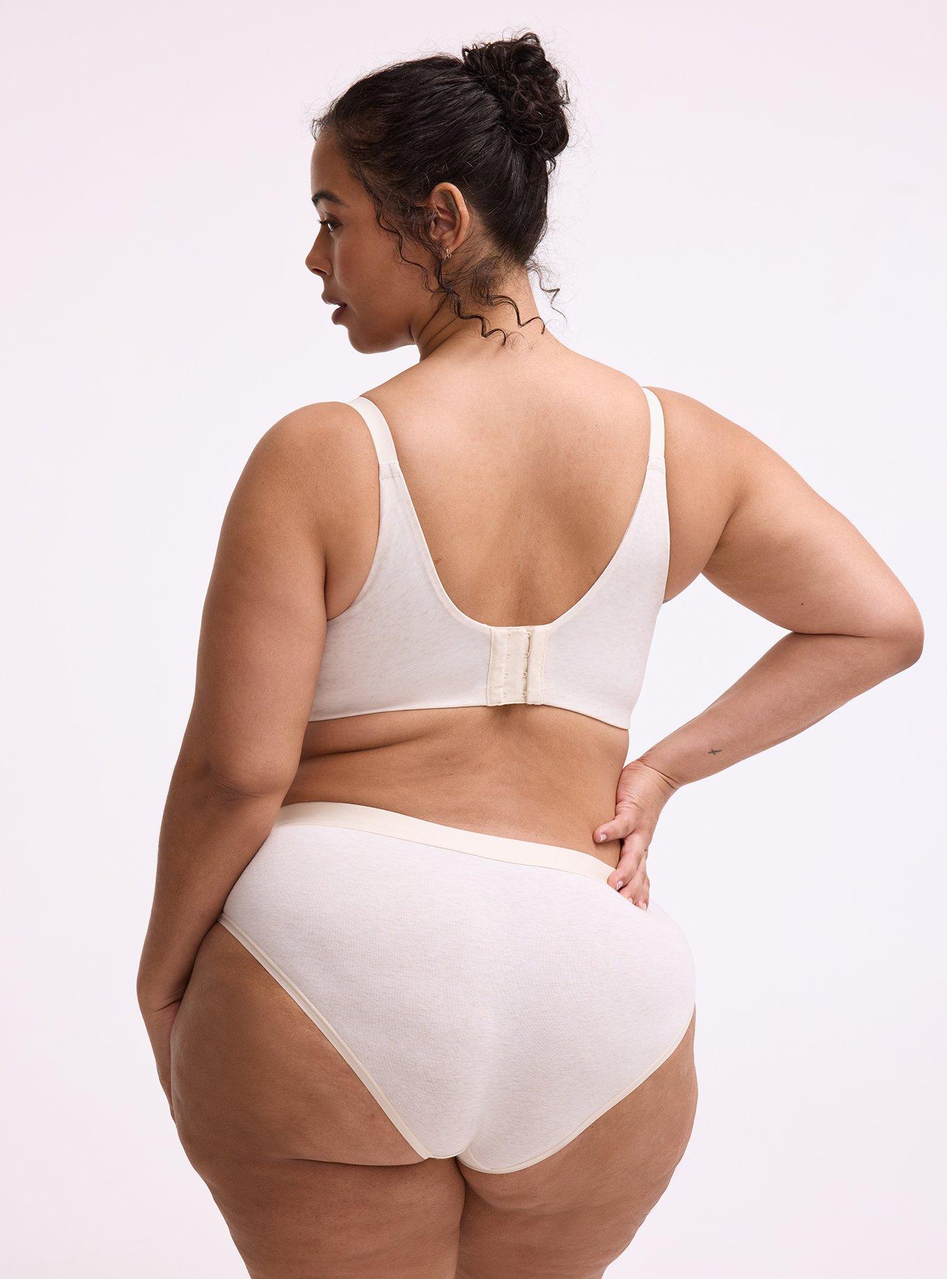 Wire-Free Push-Up Smooth Bra, OATMEAL HEATHER, alternate