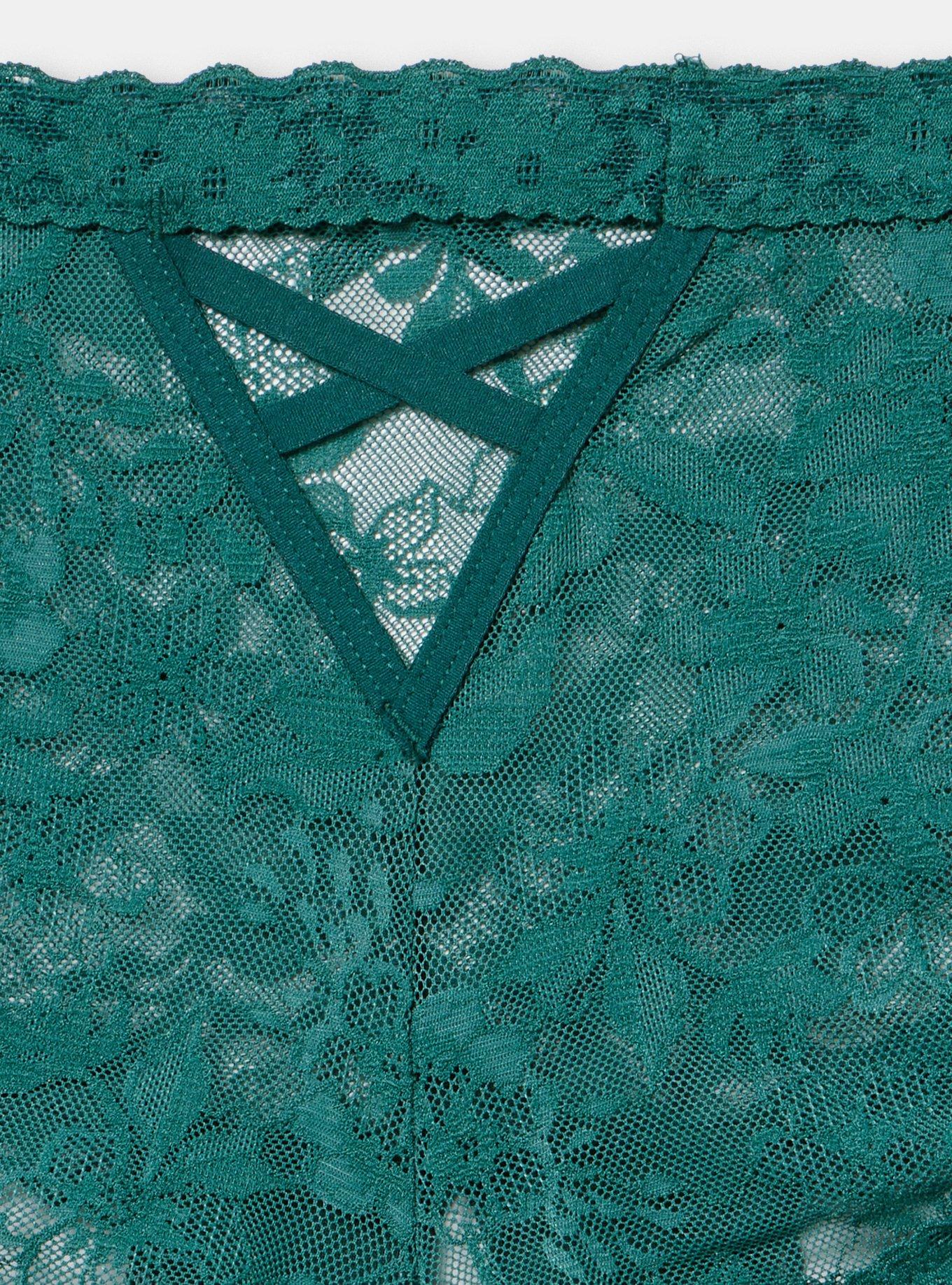 Aria Lace Cheeky Panty with Open Gusset