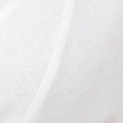 Lace and Chiffon Maxi Robe, CLOUD DANCER, swatch