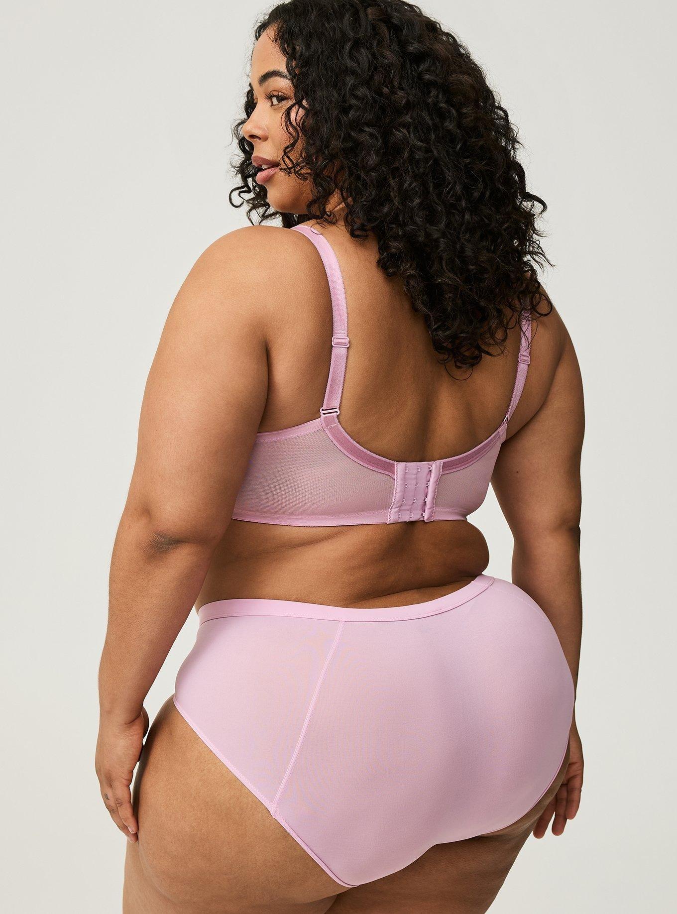 Mid-Rise Brief Panty with Placket