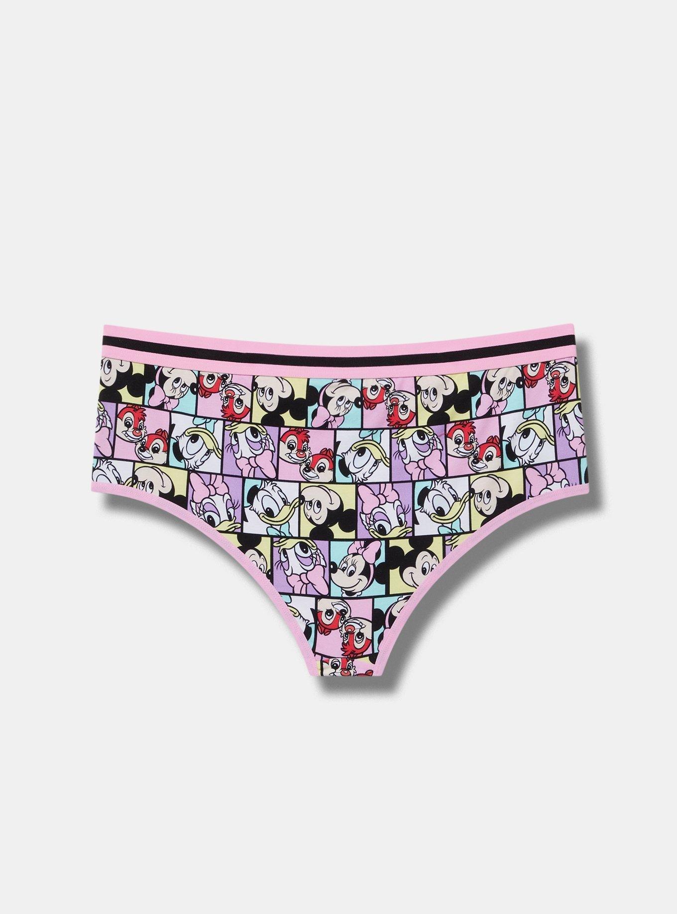 Mickey & Friends Mid-Rise Cotton Cheeky Panty