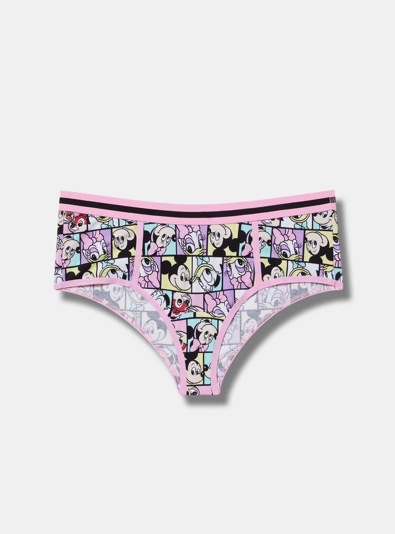 Mickey & Friends Mid-Rise Cotton Cheeky Panty