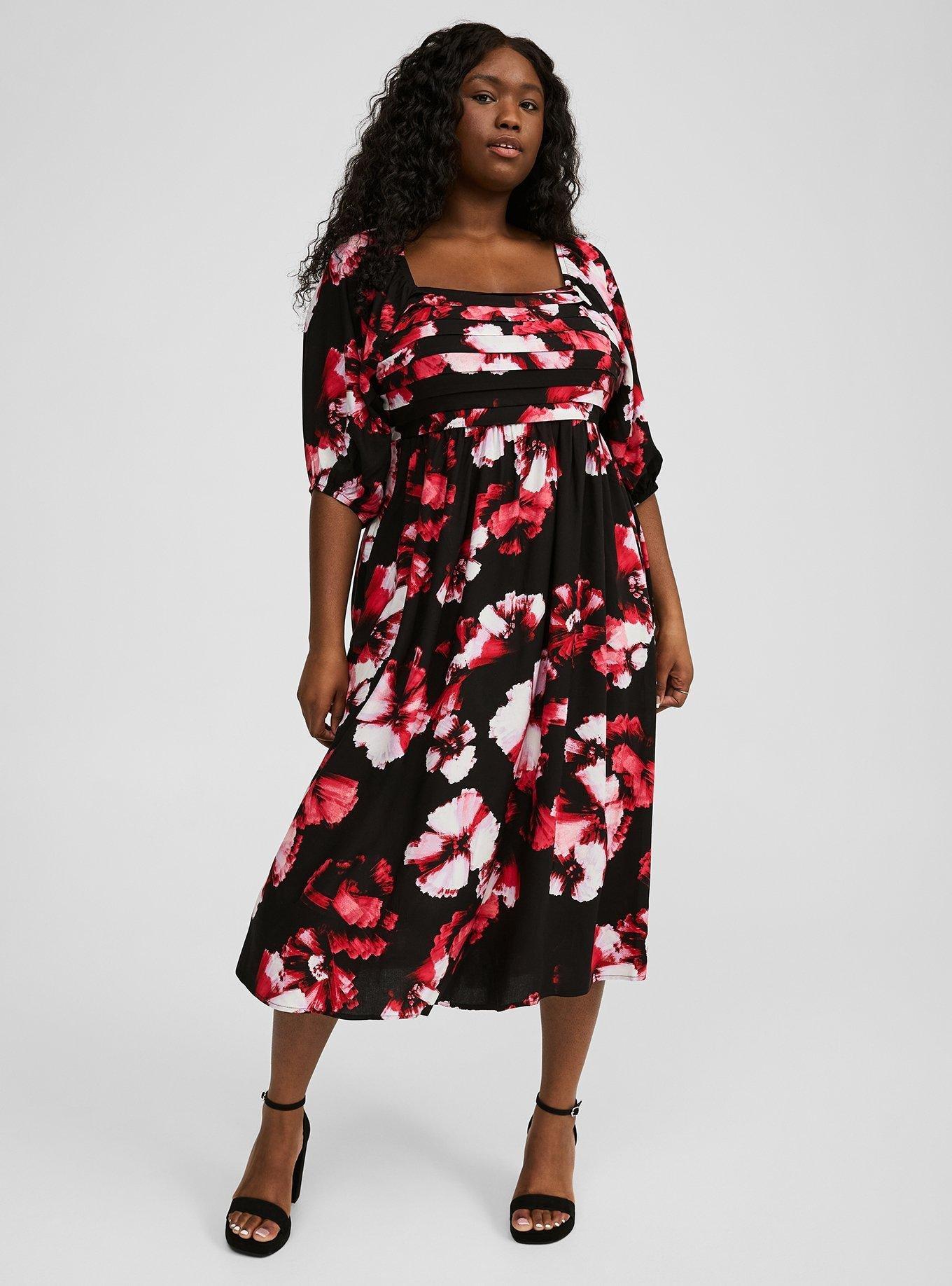 Torrid new midi length dress size newest 2x