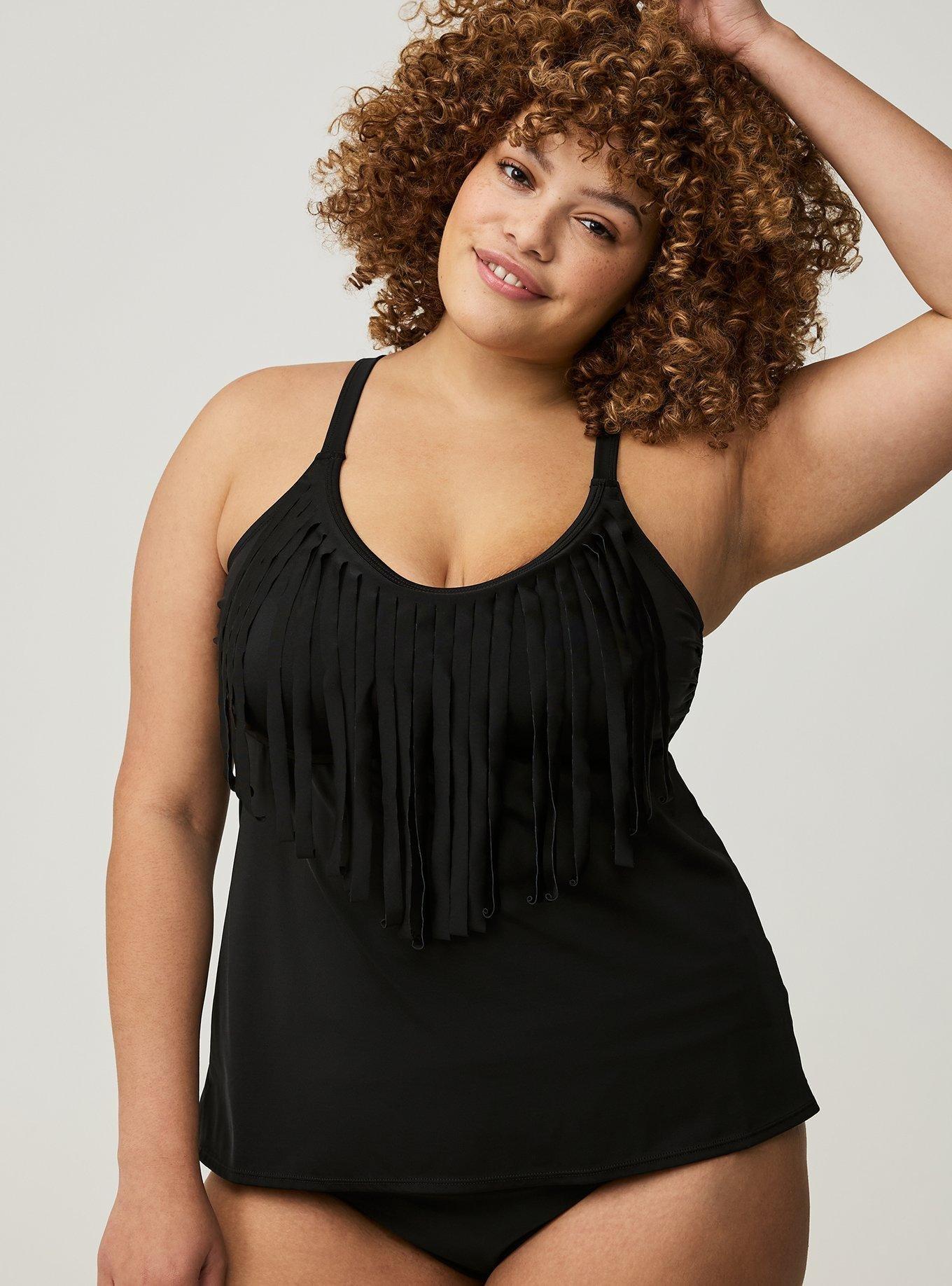 Wireless Fringe Tankini