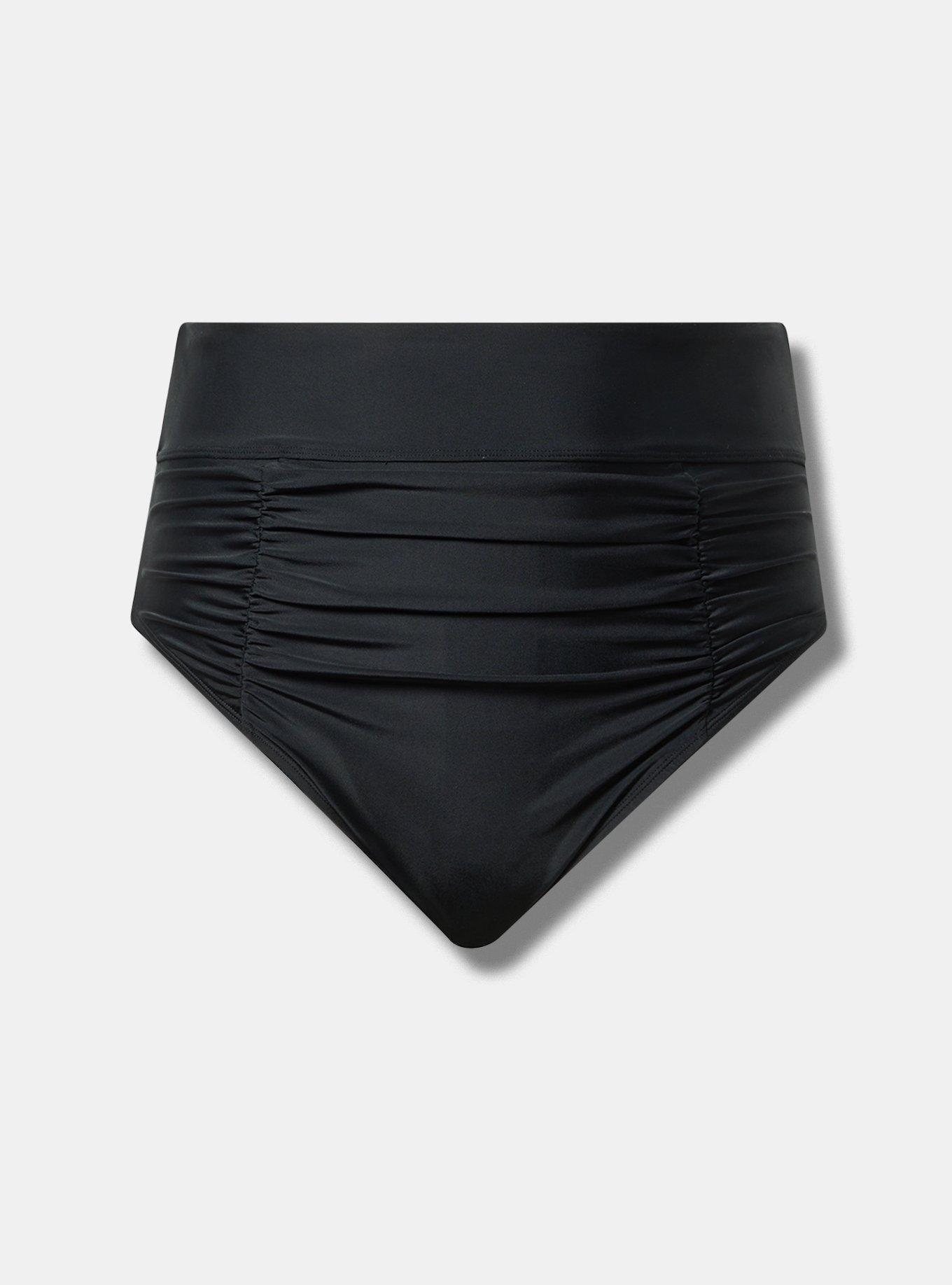 High-Waist High Leg Cheeky Swim Bottom