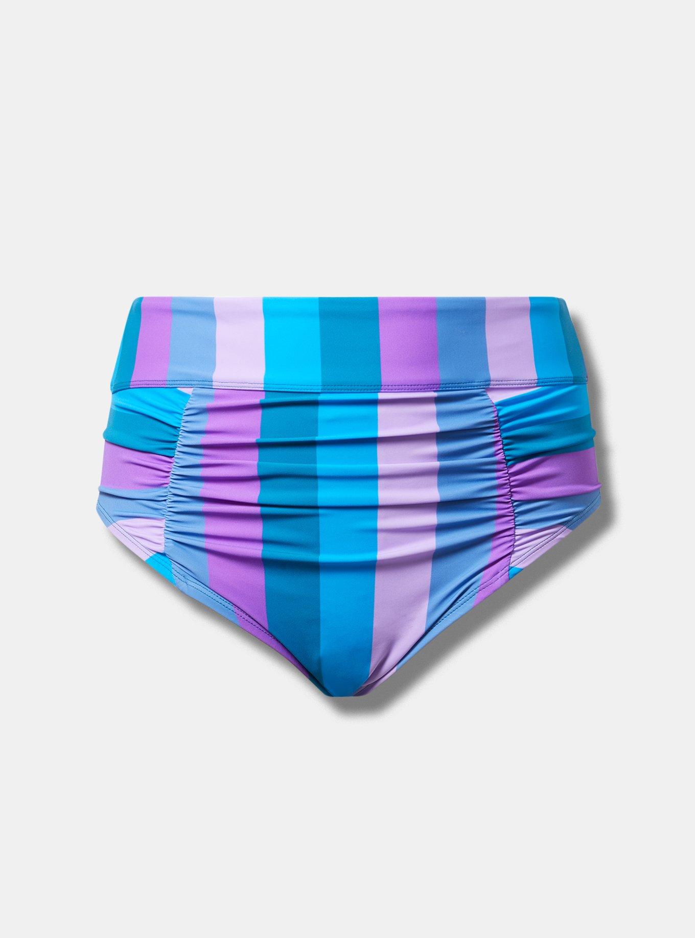 High-Waist High Leg Cheeky Swim Bottom