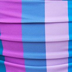 High-Waist High Leg Cheeky Swim Bottom, COOL STRIPE MULTI, swatch