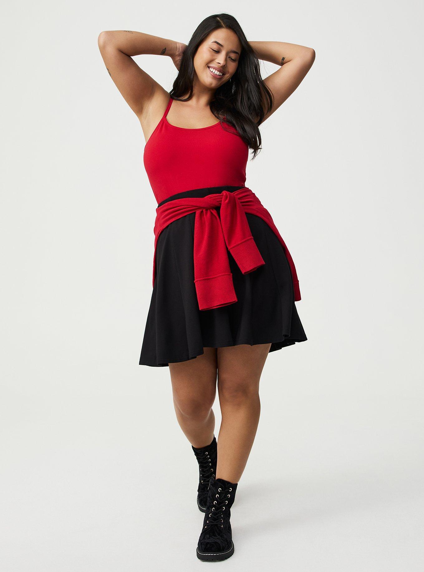 Foxy Scoop Neck Built In Bra Cami