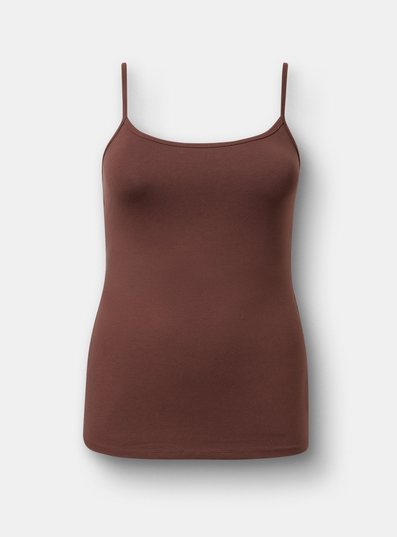Foxy Scoop Neck Built In Bra Cami, PUCE, hi-res