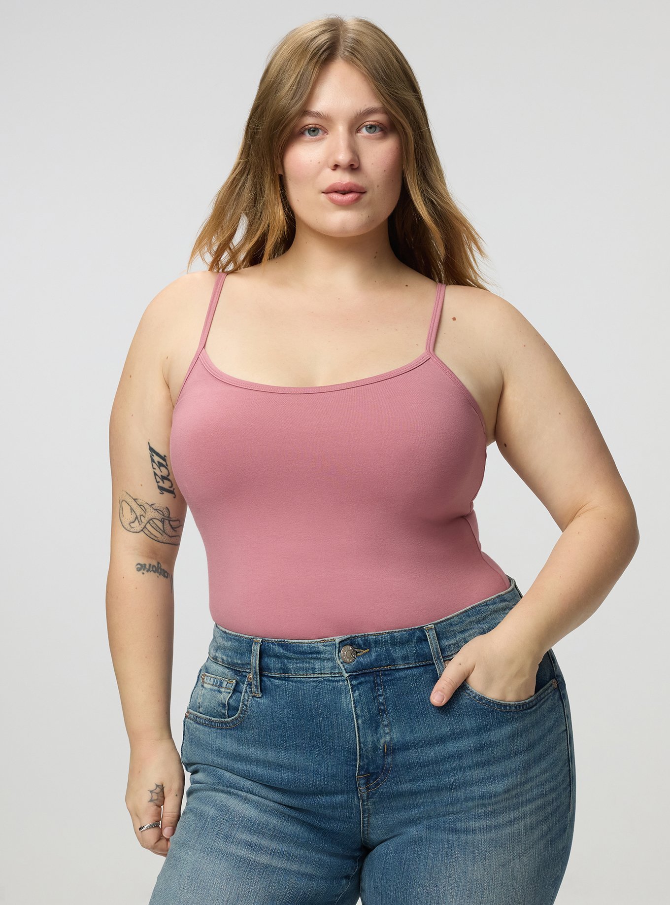 Foxy Scoop Neck Built In Bra Cami, MESA ROSE, alternate