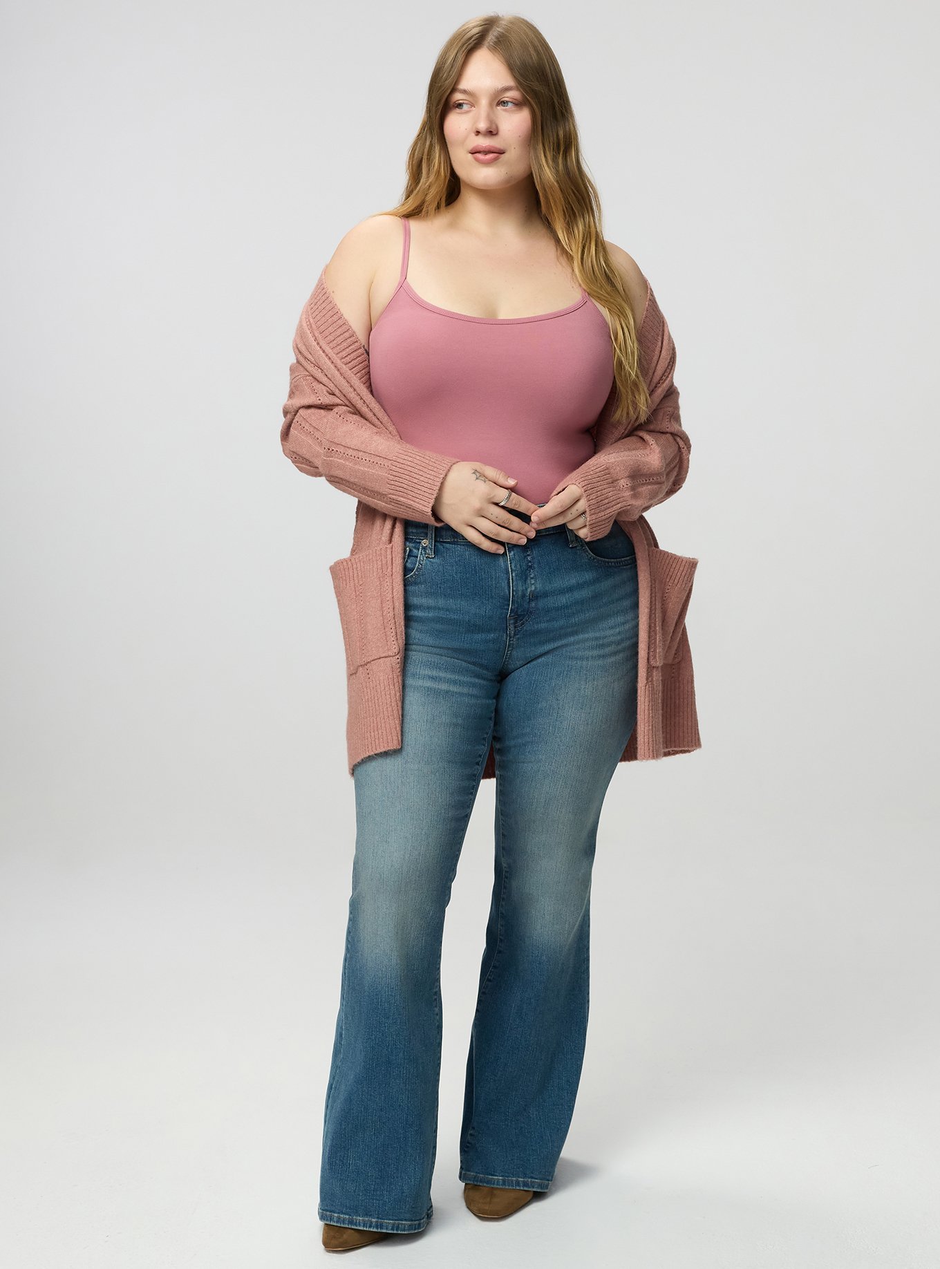 Foxy Scoop Neck Built In Bra Cami, MESA ROSE, alternate