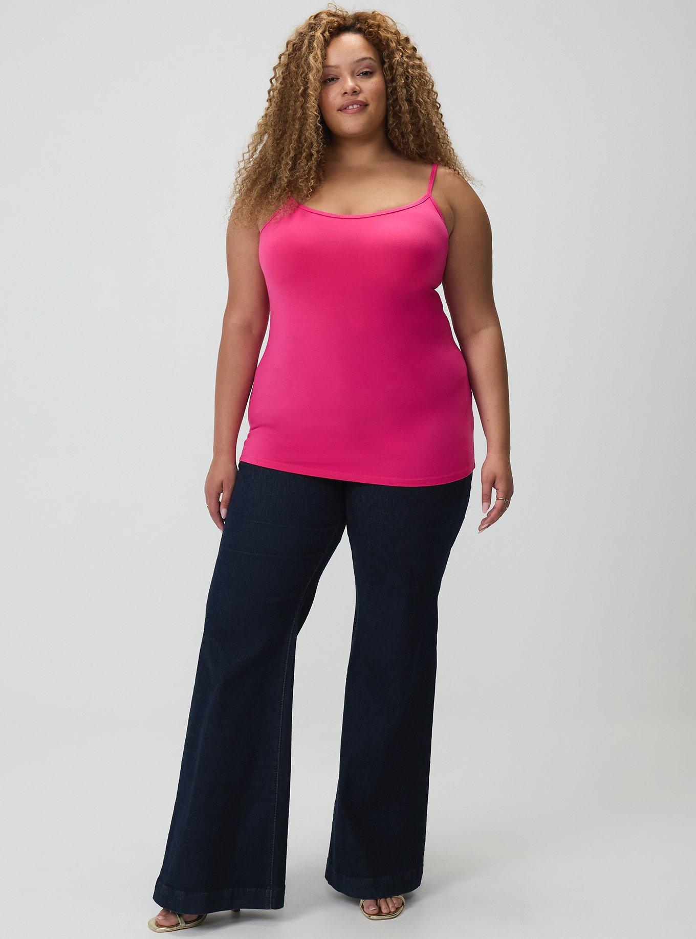 Foxy Cami with Built-In Bra, BEETROOT PURPLE, alternate
