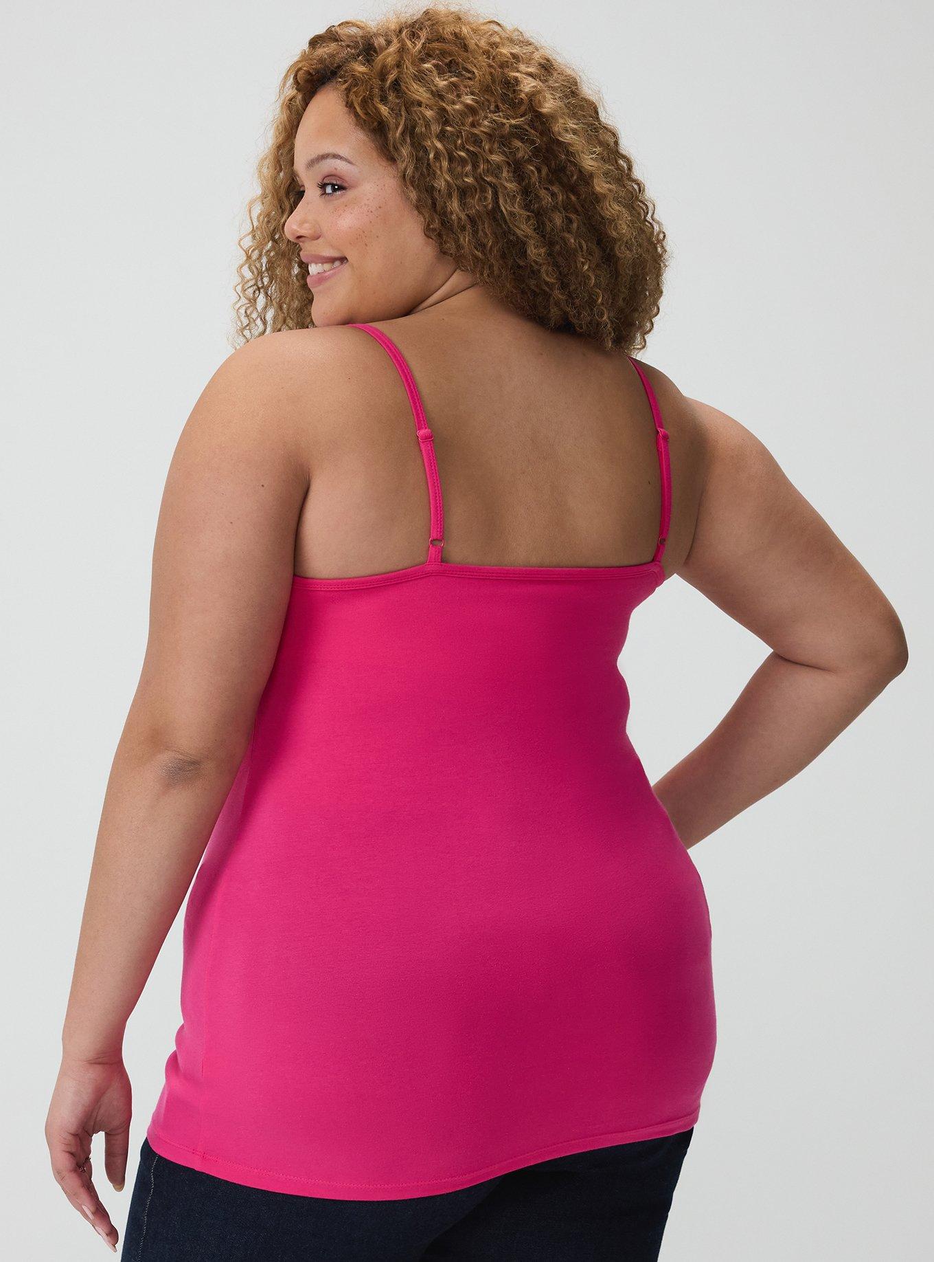 Foxy Scoop Built-In Bra Cami, BEETROOT PURPLE, alternate