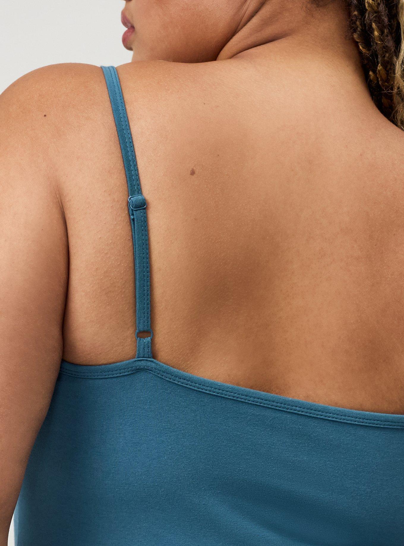 Foxy Scoop Built-In Bra Cami, MALLARD BLUE, alternate