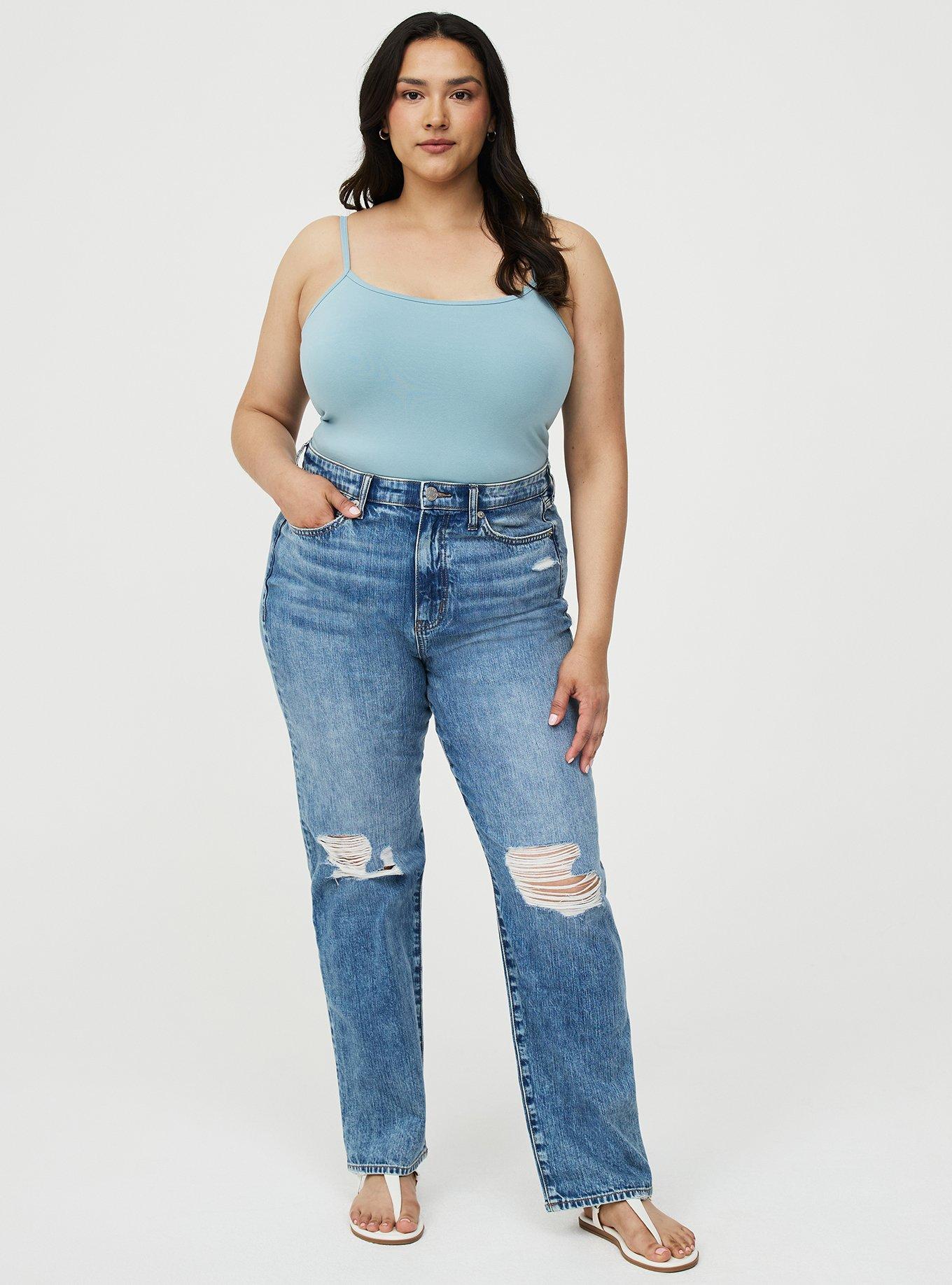 Foxy Scoop Neck Built In Bra Cami, STONE BLUE, alternate