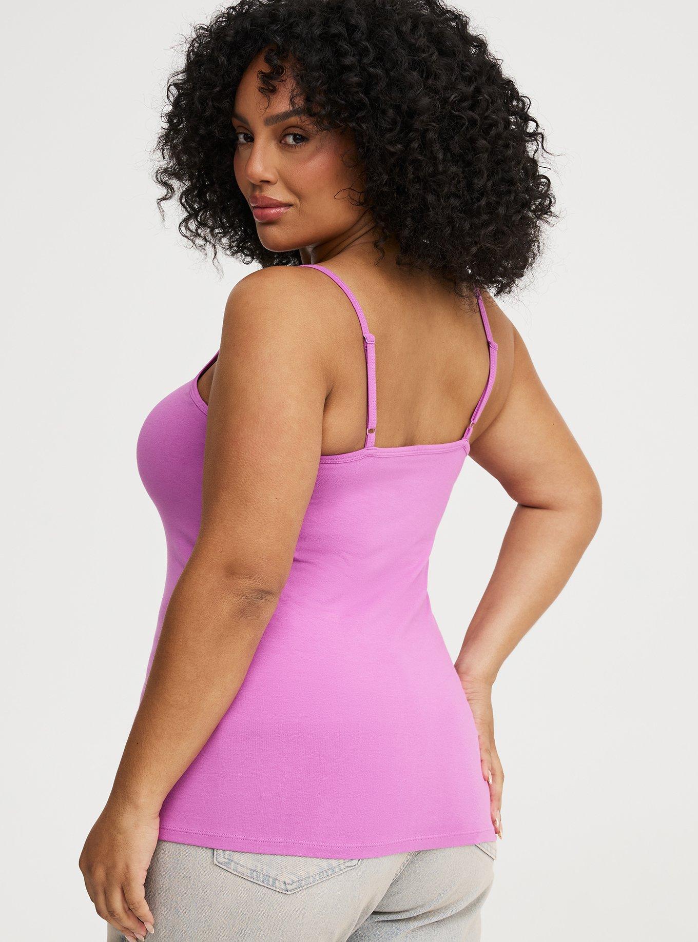 Foxy Scoop Neck Built In Bra Cami, LIATRIS, alternate