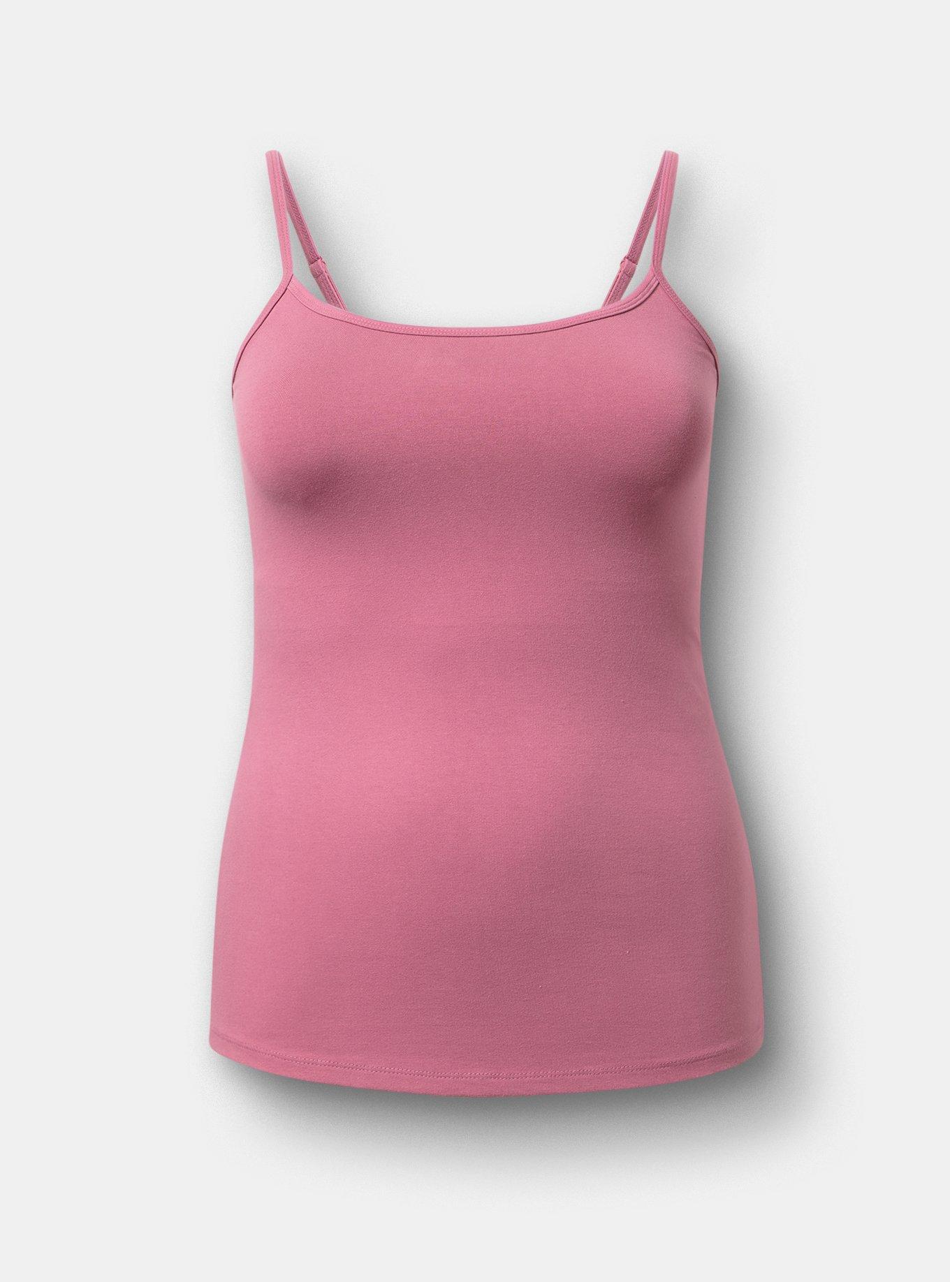 Foxy Scoop Neck Built In Bra Cami, MELLOW MAUVE, hi-res