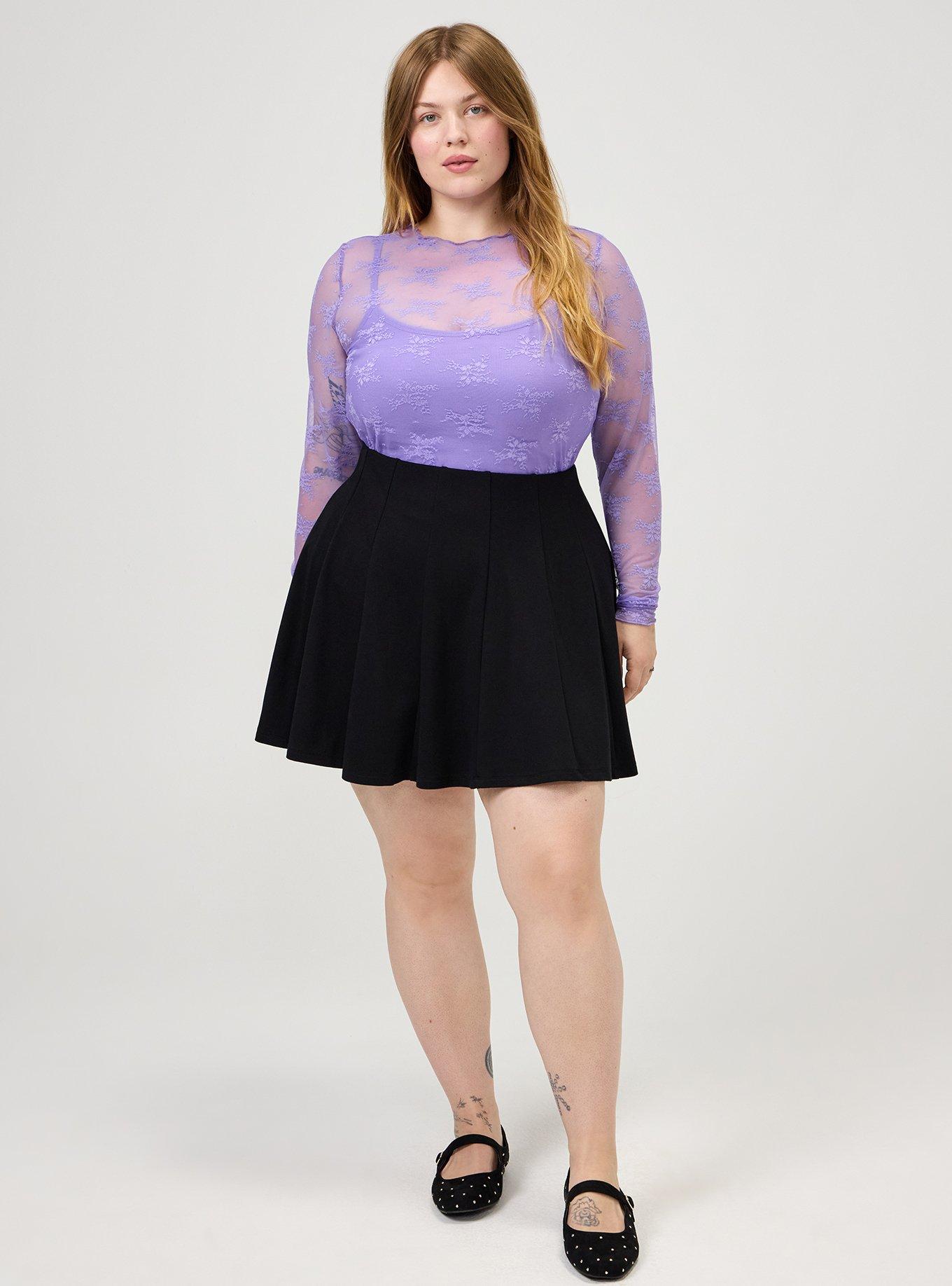 Foxy Scoop Built In Bra Cami, PAISLEY PURPLE, alternate