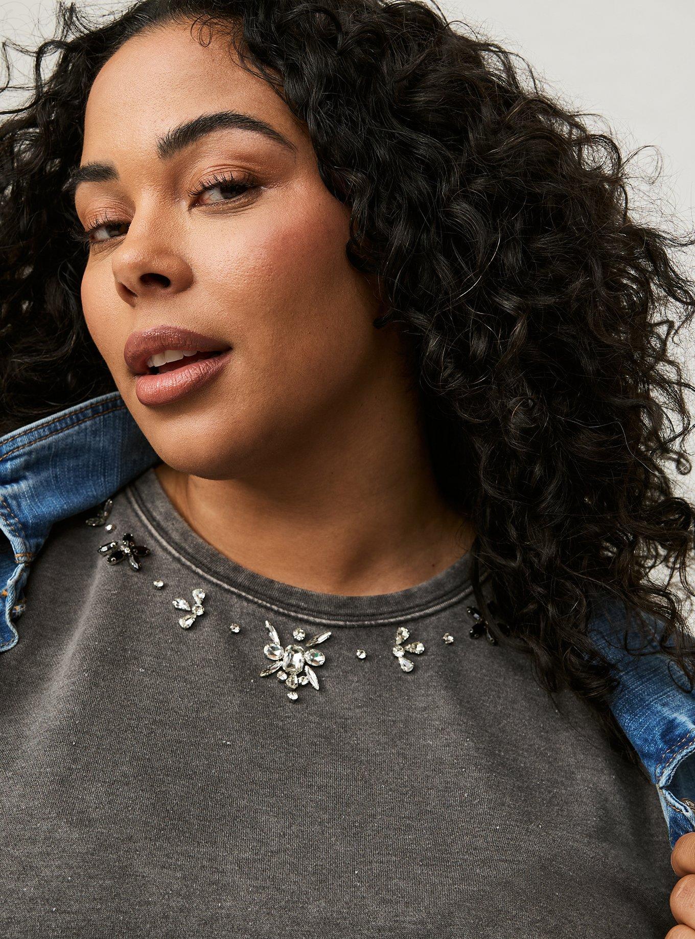 Embellished Crew Tee