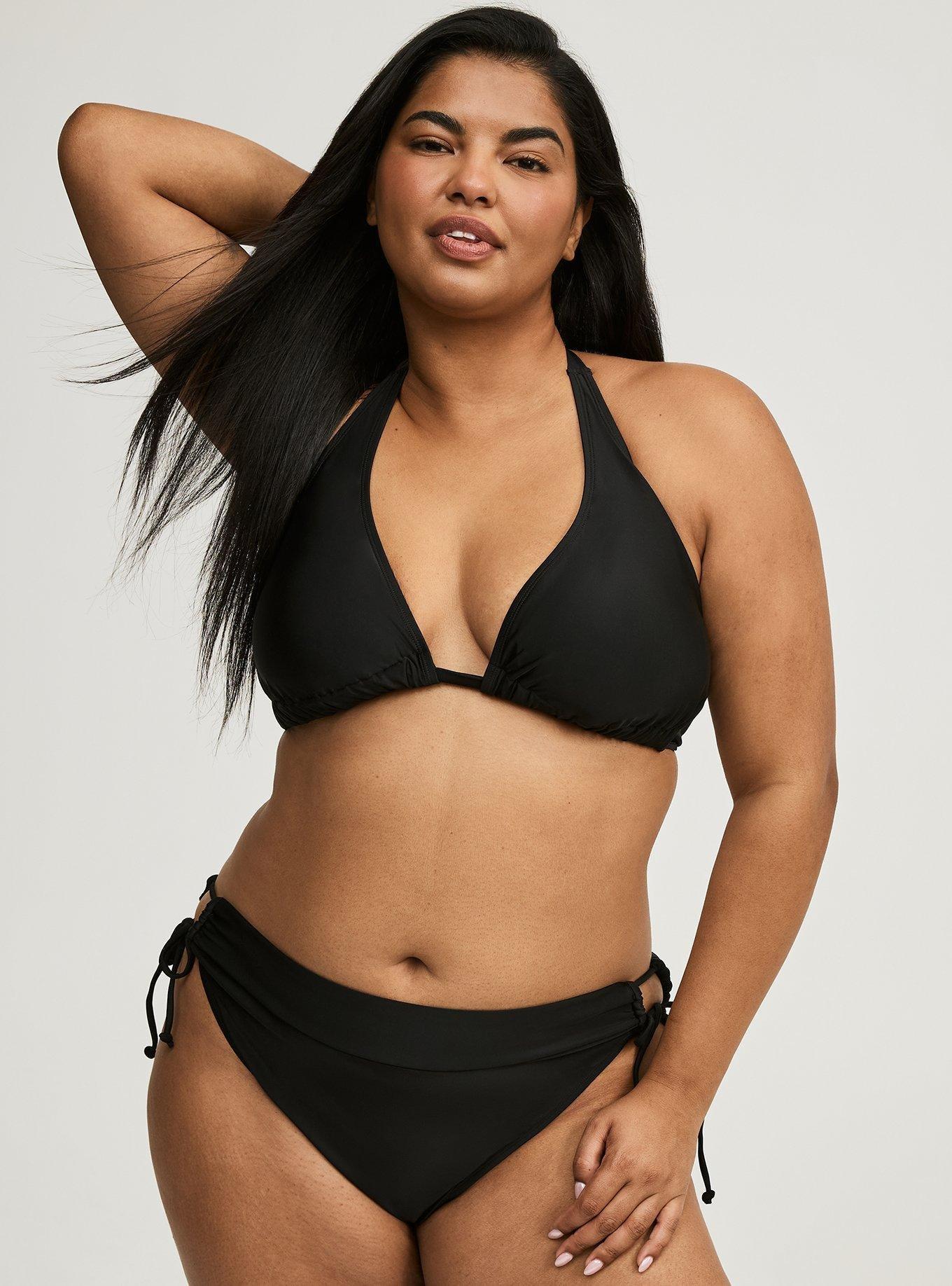 Wire-Free Halter Swim Bikini Top
