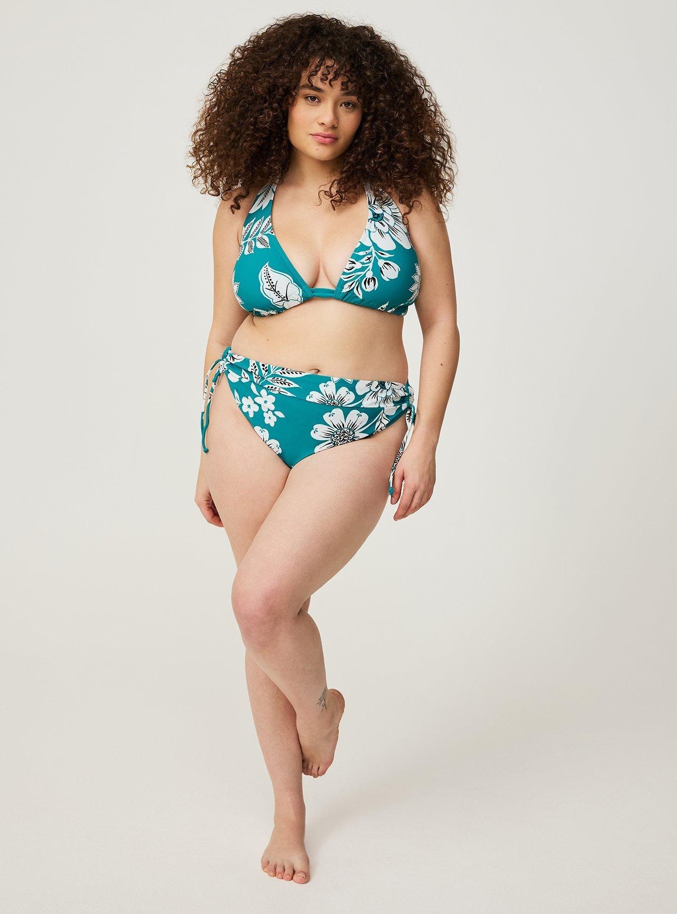 Wire-Free Halter Swim Bikini Top