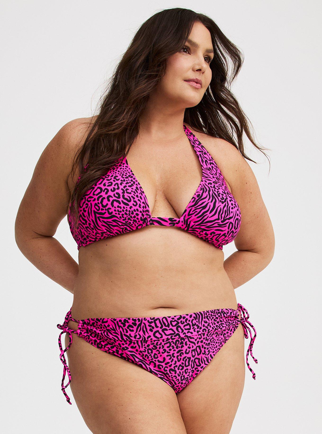 Wireless Halter Swim Top