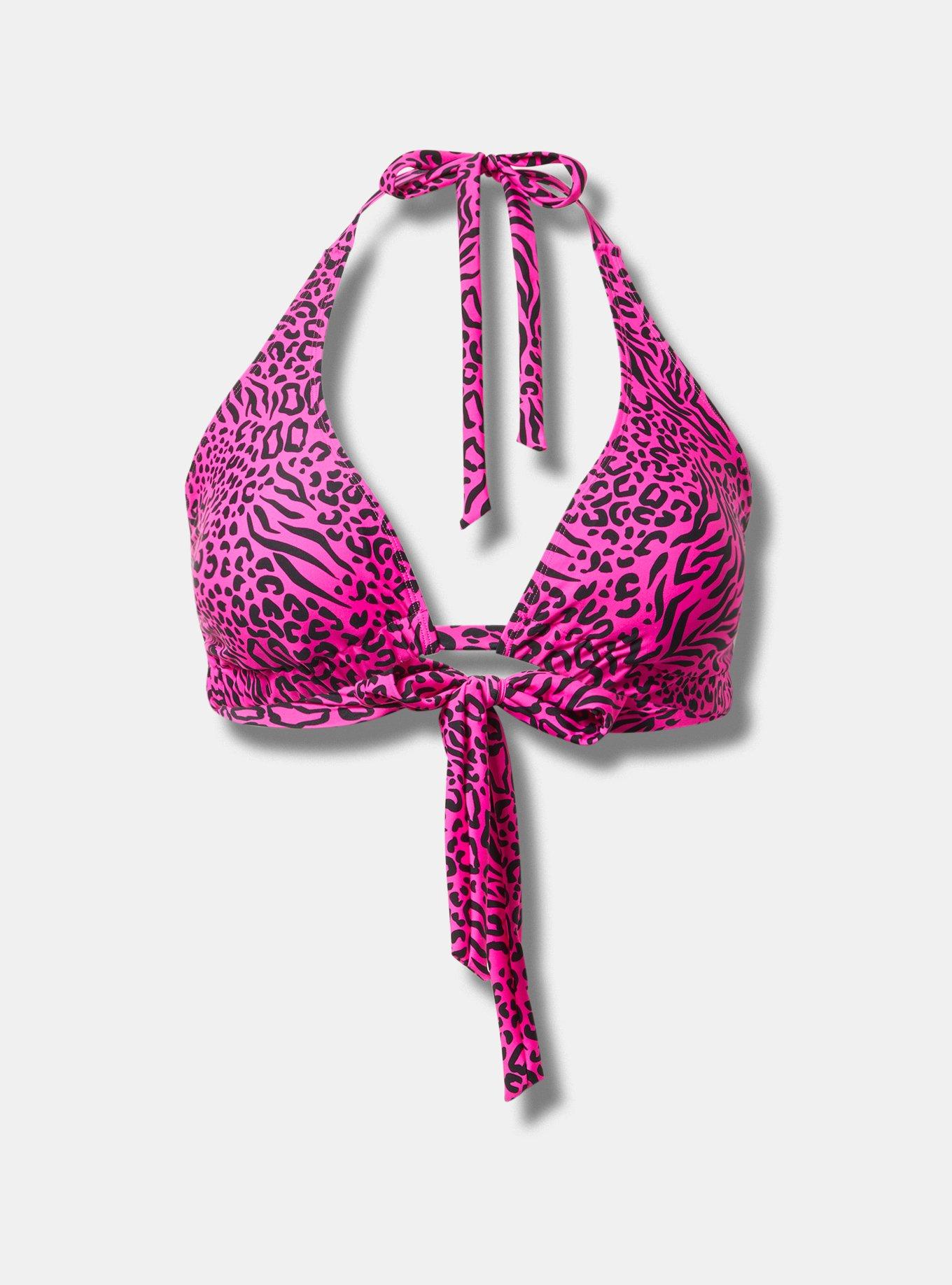 Wireless Halter Swim Top