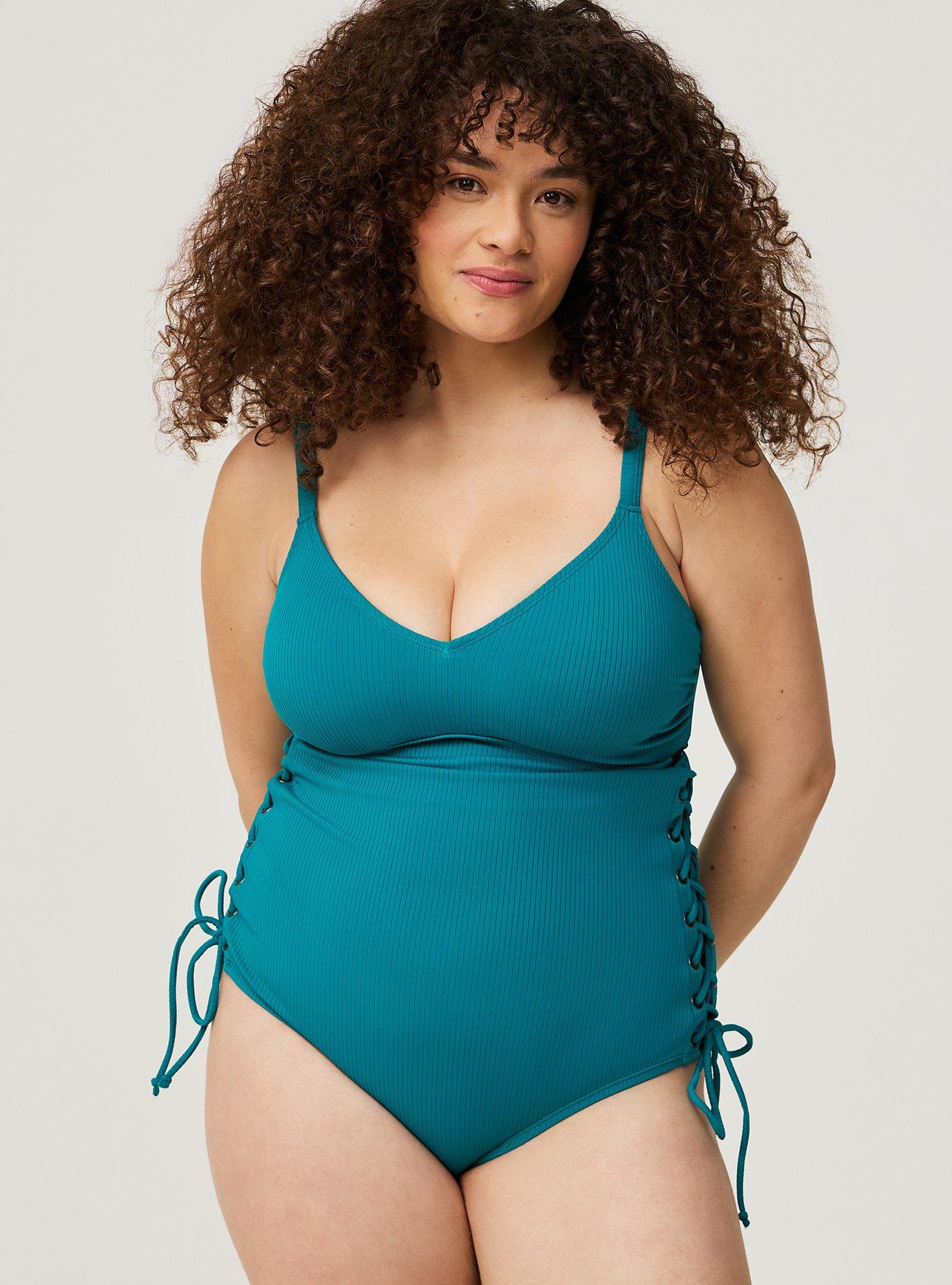 Ribbed One-Piece Swimsuit