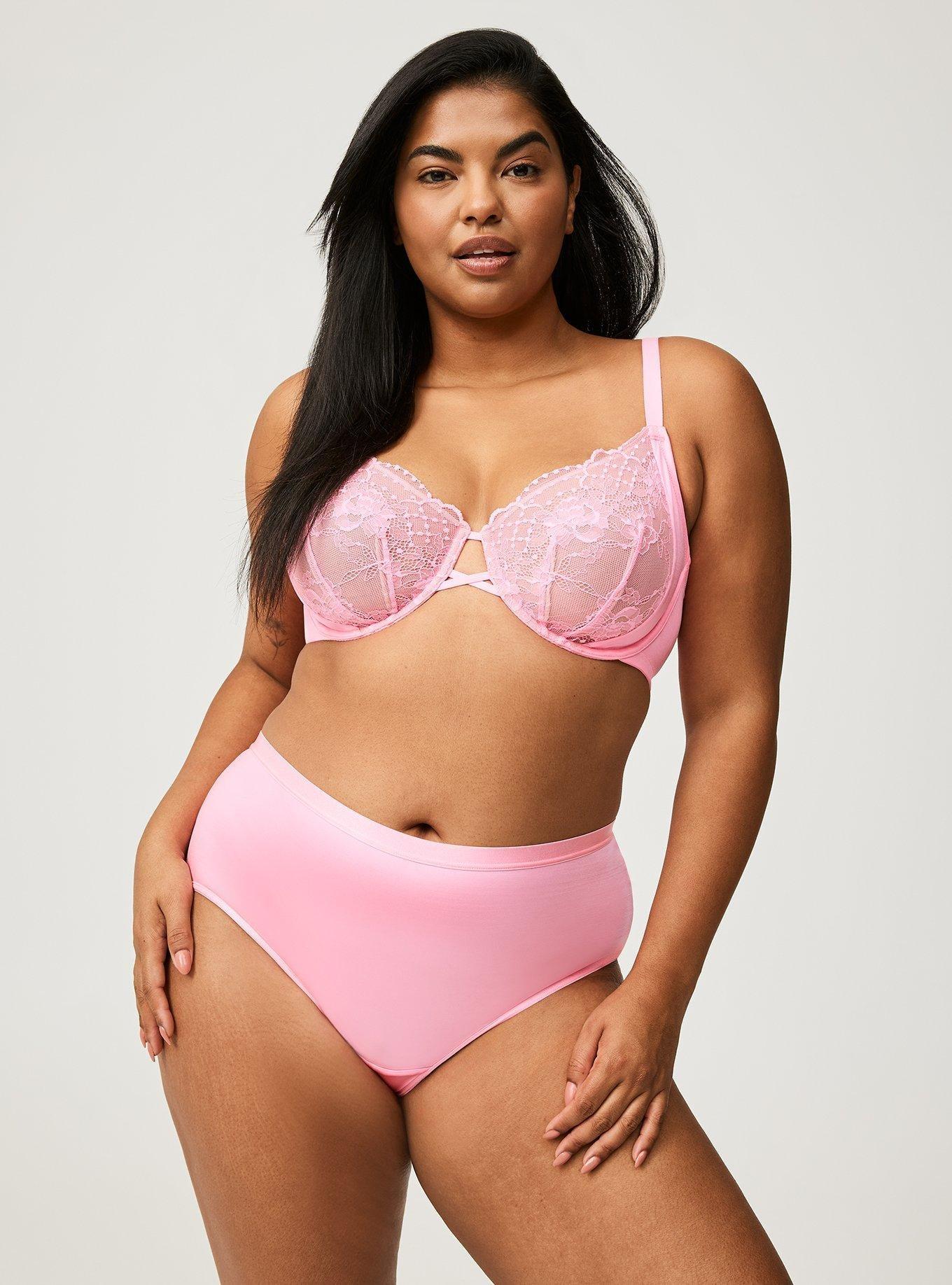 Full Coverage Unlined Lace Bra