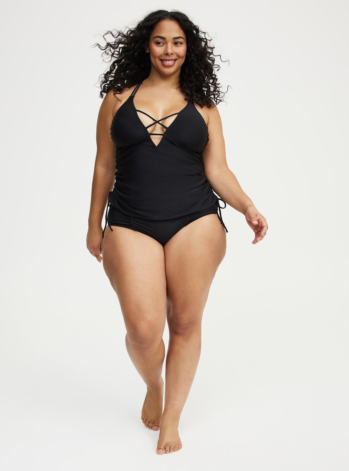 Wire-Free XO Cinch Side Tankini