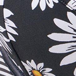 Underwire Longline Bikini Top, DAISY DELIGHT BLACK, swatch