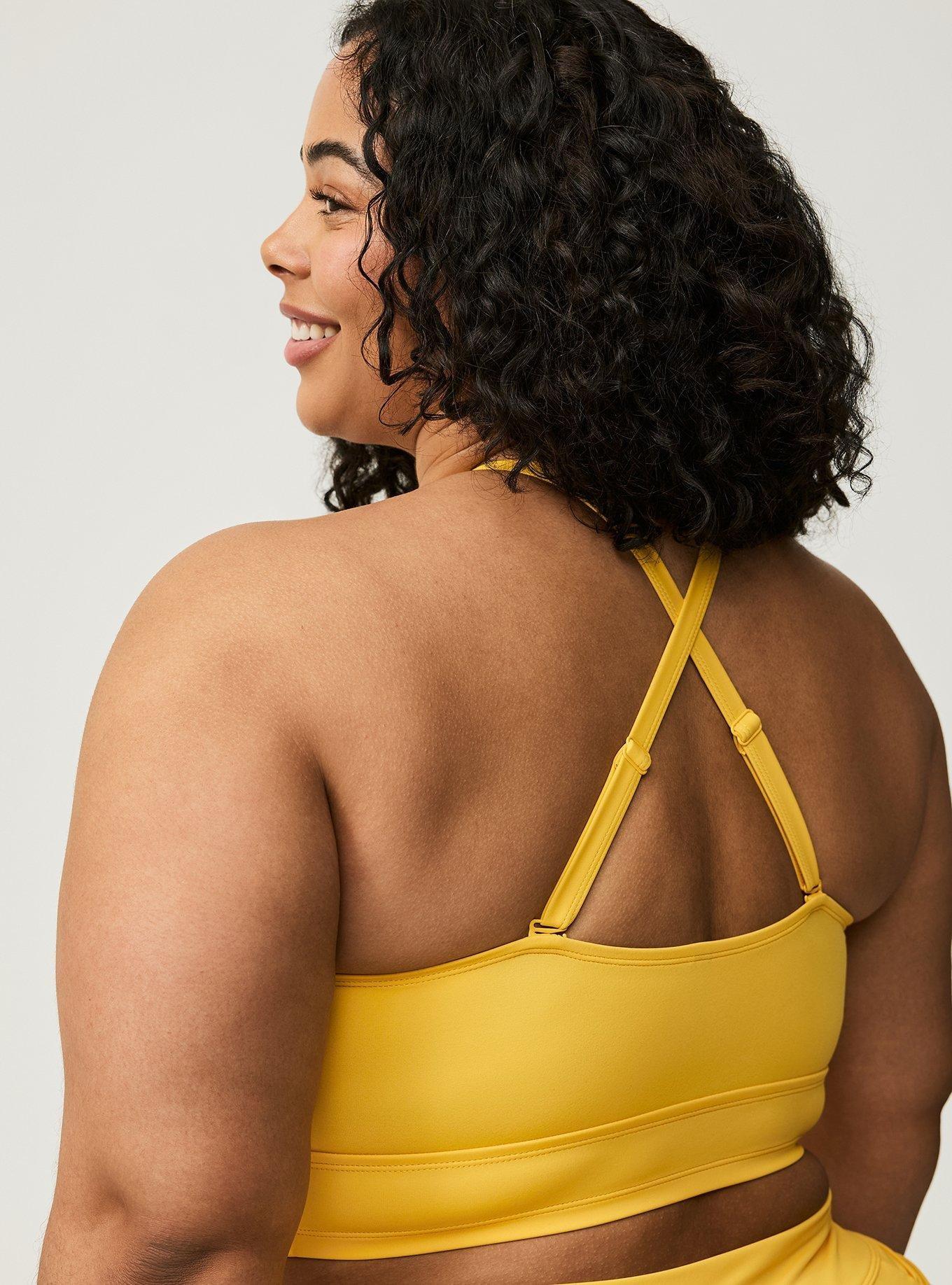 Wire-Free Cross Front Bikini Top